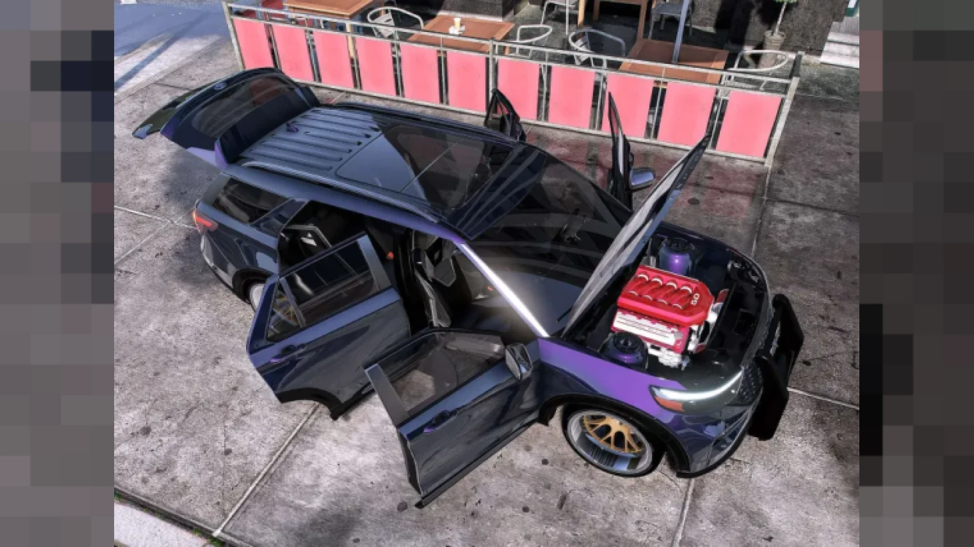 2021 Ford Explorer Stanced SUV for FiveM