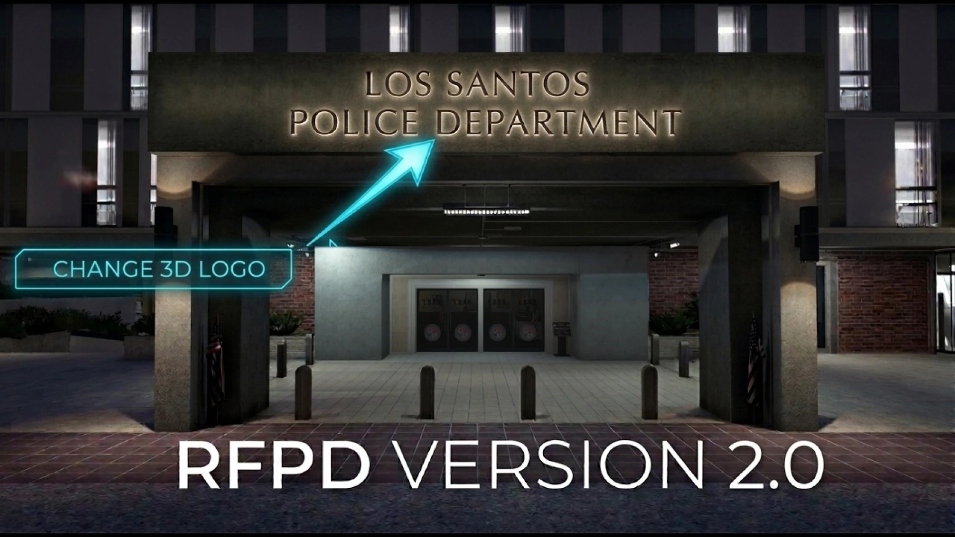 Lobby of the rockford police mlo department interior