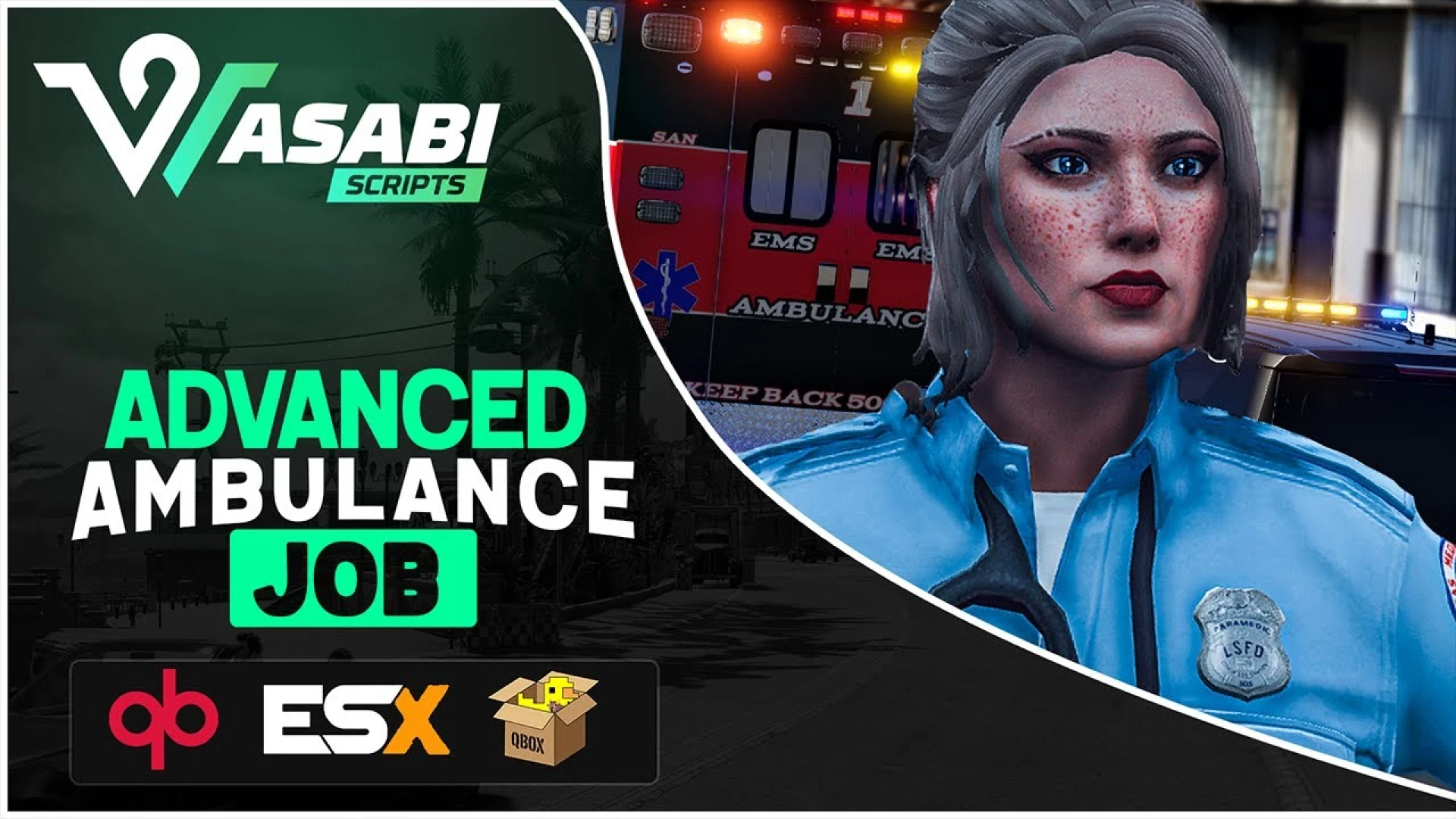 advanced ambulance job preview for FiveM roleplay