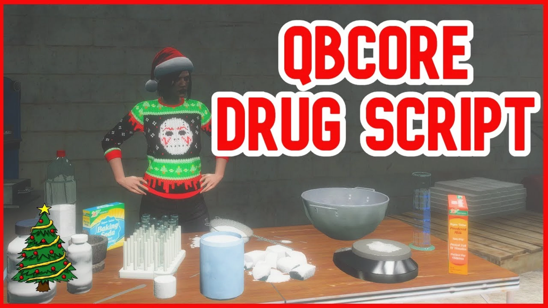 Advanced drugs system showing drug effects and processing on a FiveM server