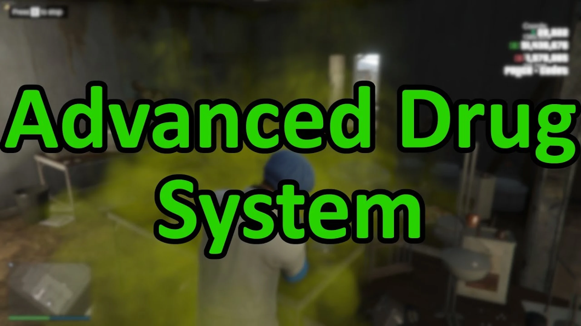 Advanced Drugs System FiveM drugs system — drug field harvesting gameplay