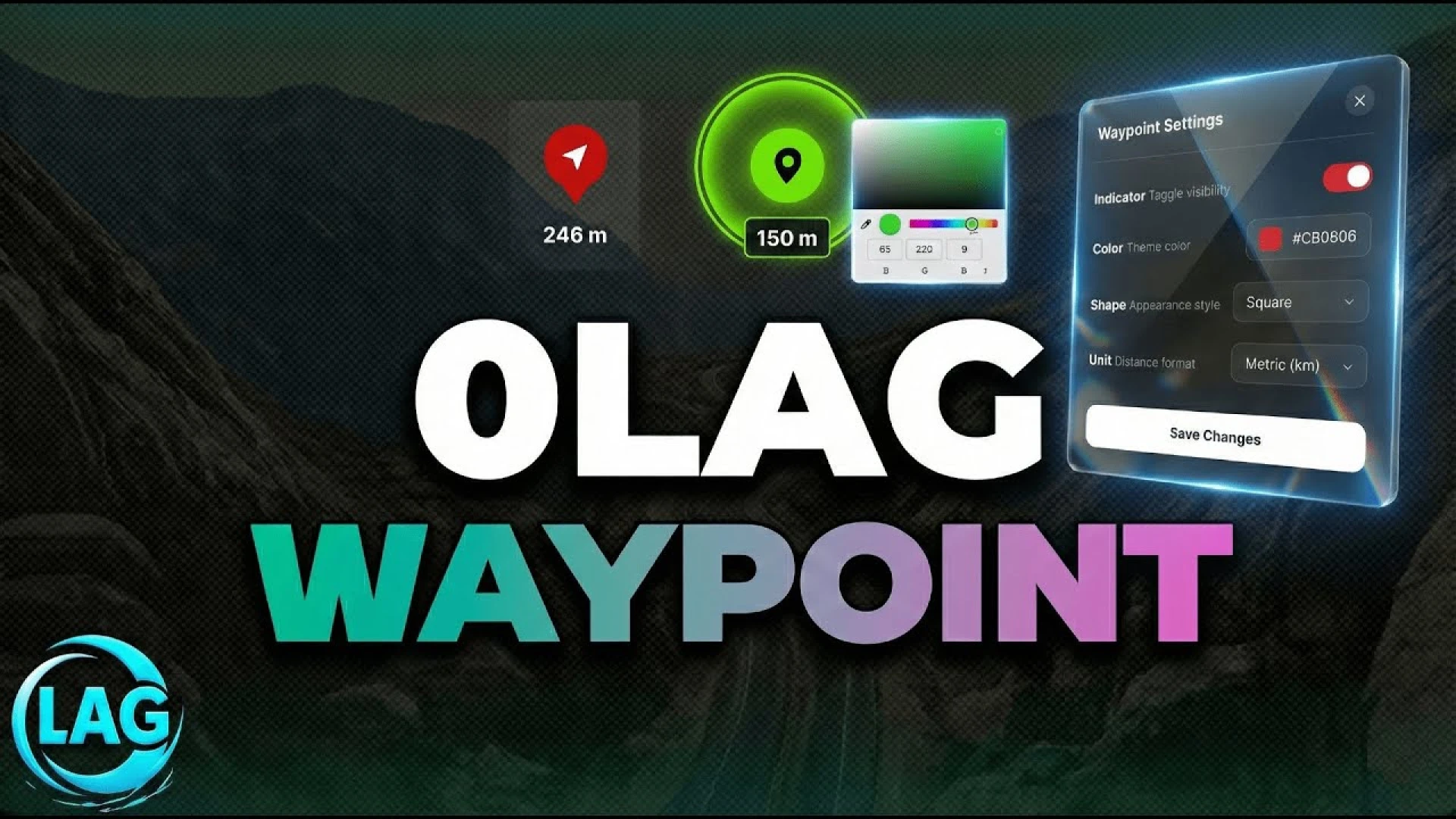 Advanced Waypoint FiveM script — 3D destination marker in the world