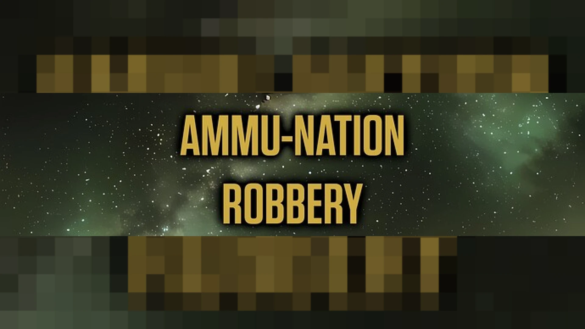Ammunation robbery crew cracking a delivery container in FiveM