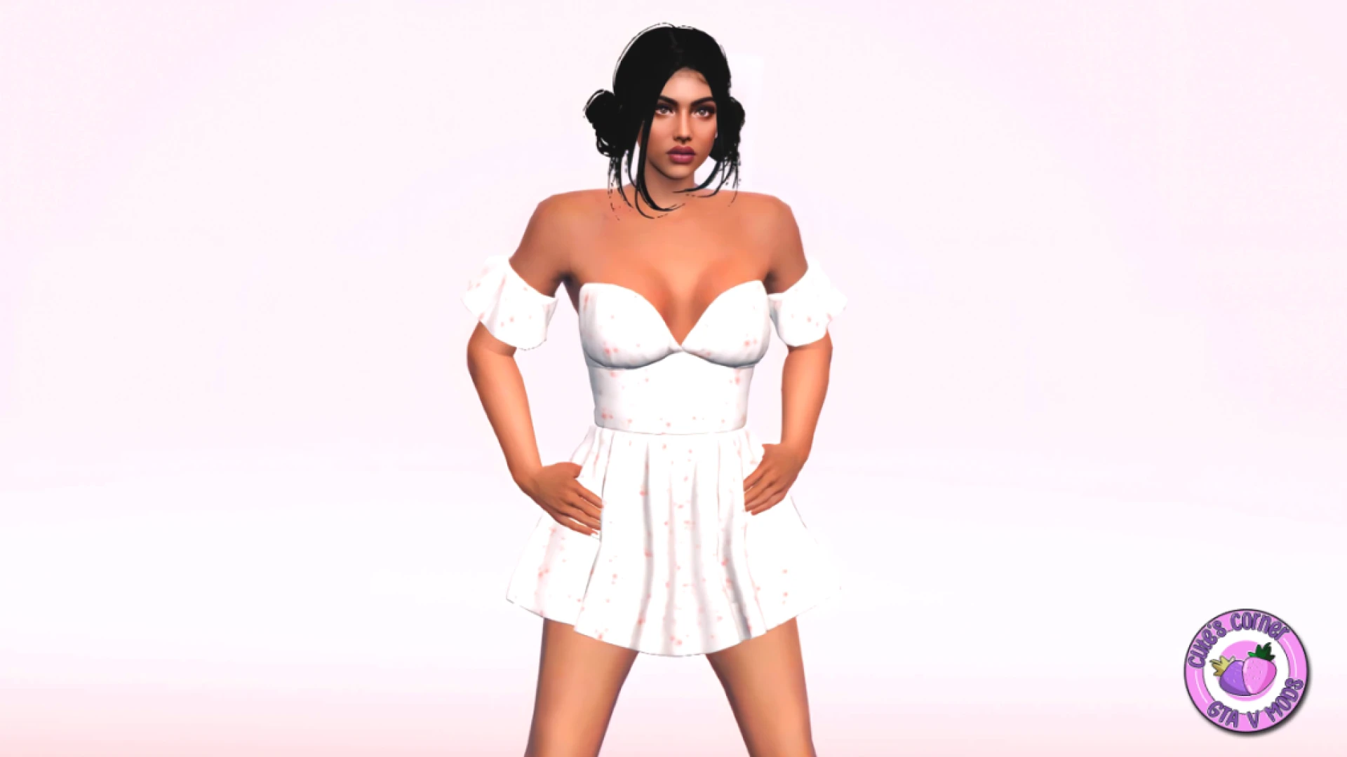 Angel Dress on MP female ped in FiveM — view 2
