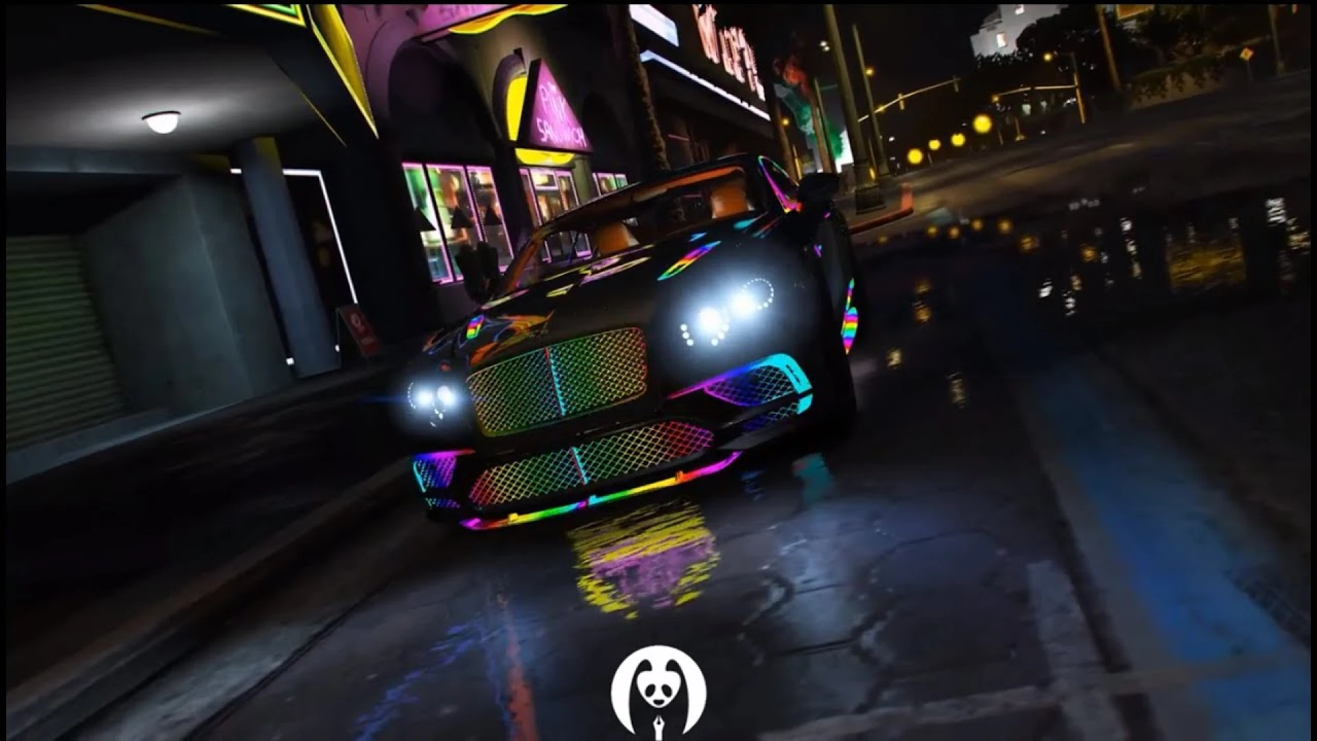 animated Bentley Continental FiveM vehicle shown in-game