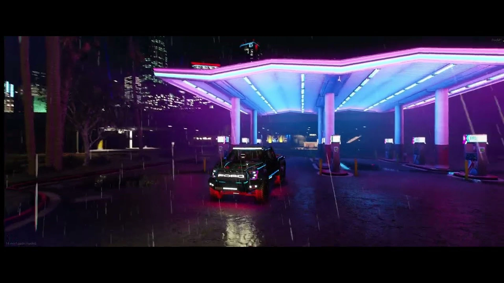 animated Raptor 6x6 FiveM vehicle shown in-game