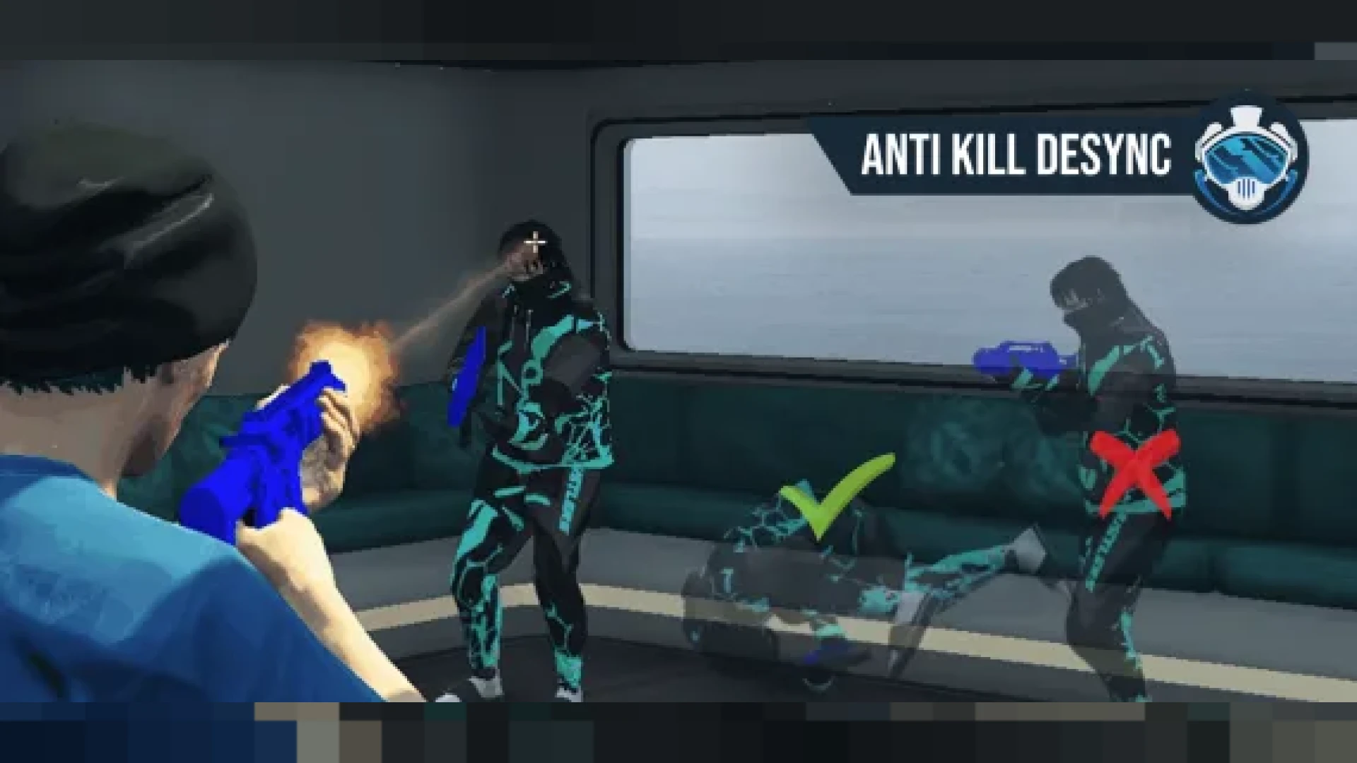 Anti Kill Desync FiveM script — combat desync protection alert