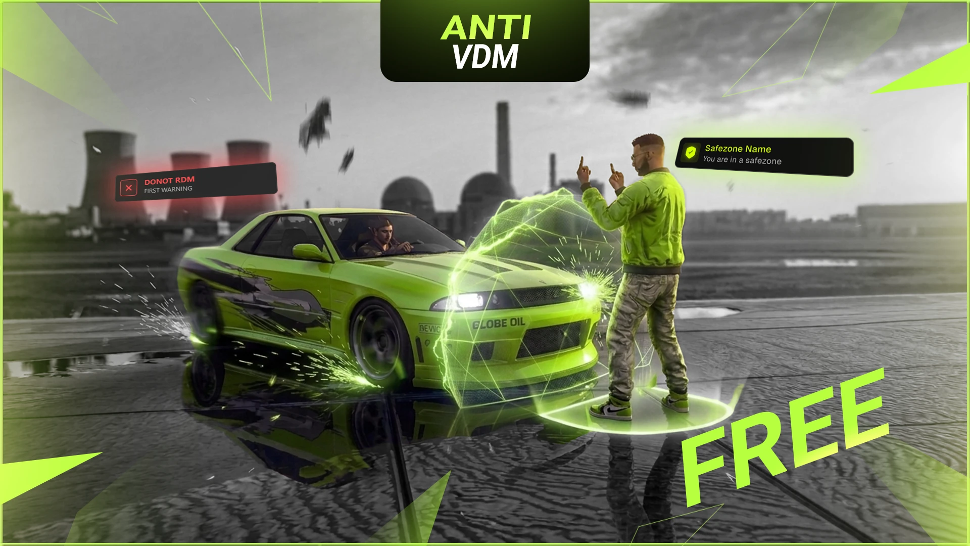 Anti-VDM System FiveM script — VDM detection and penalty alert