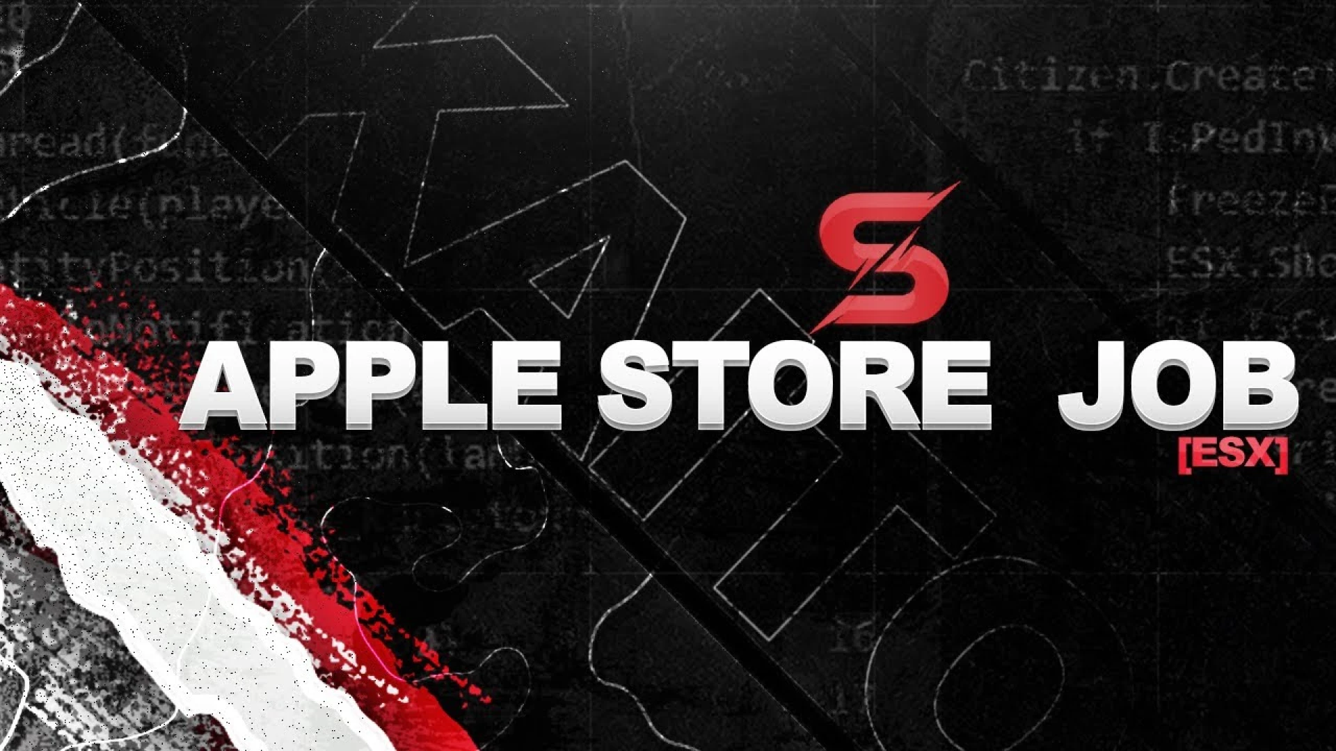 Apple Store Job FiveM tech retail storefront interior in-game — view 2