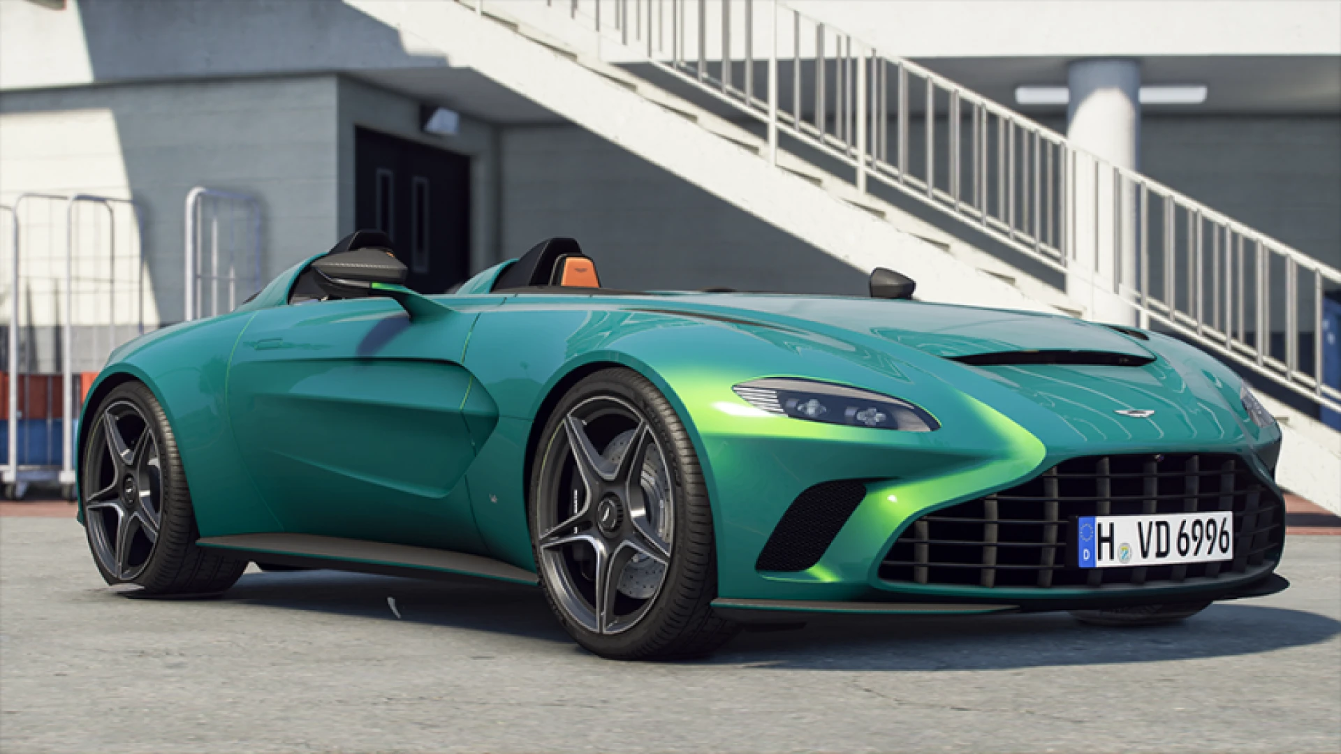 Aston Martin V12 Speedster roofless roadster in FiveM