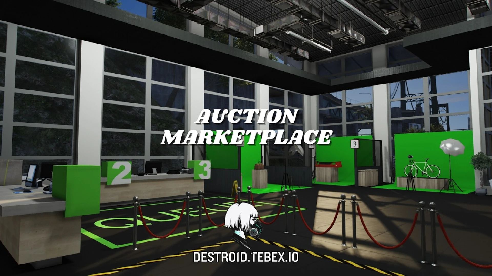 Destro1d Auction Marketplace MLO auction house interior for FiveM