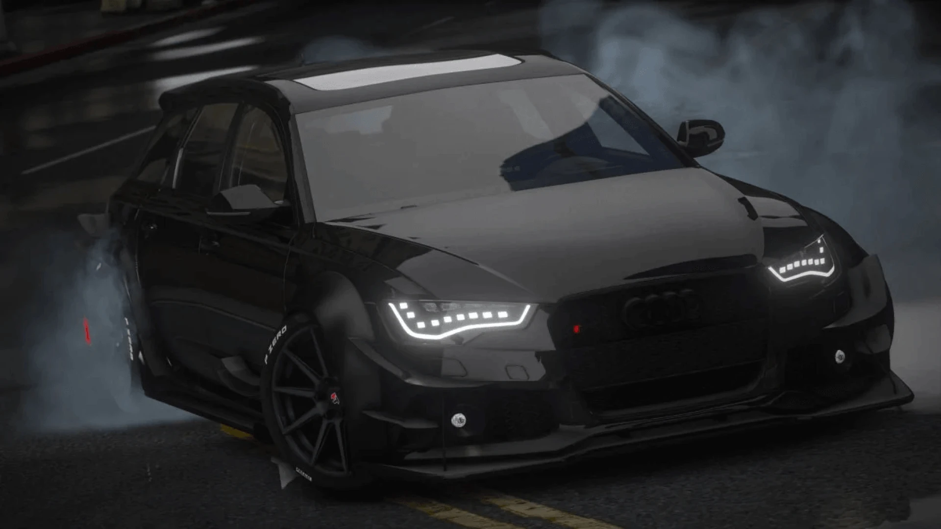Audi RS6 DTM debadged FiveM widebody wagon add-on