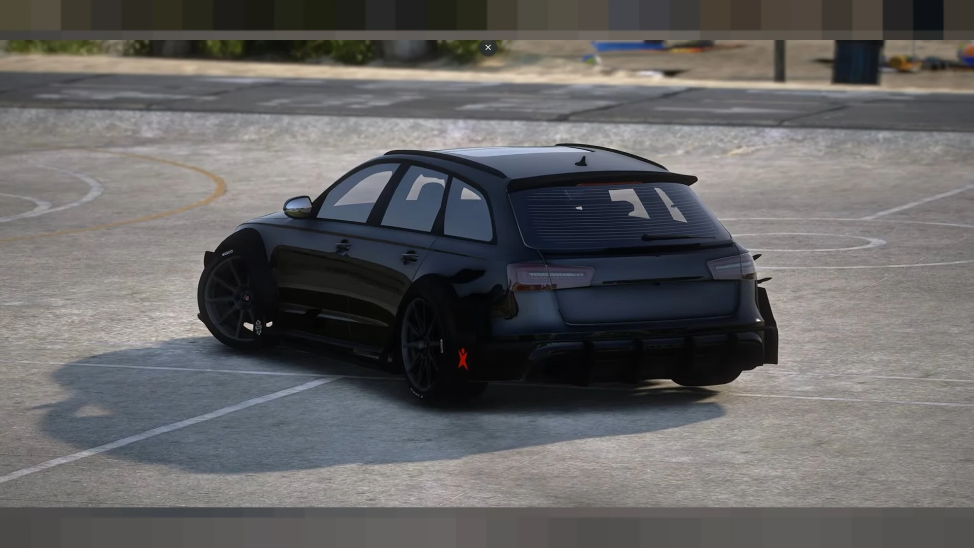 Audi RS6 DTM debadged FiveM widebody wagon add-on — view 2