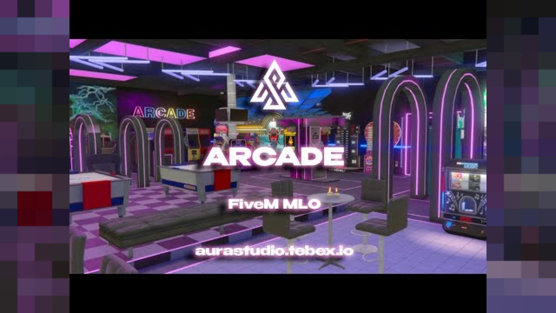Aura Studios Arcade Salon FiveM arcade MLO interior