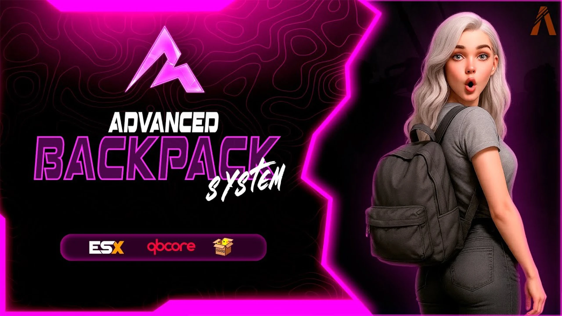 Backpack System Script wearable bag for FiveM