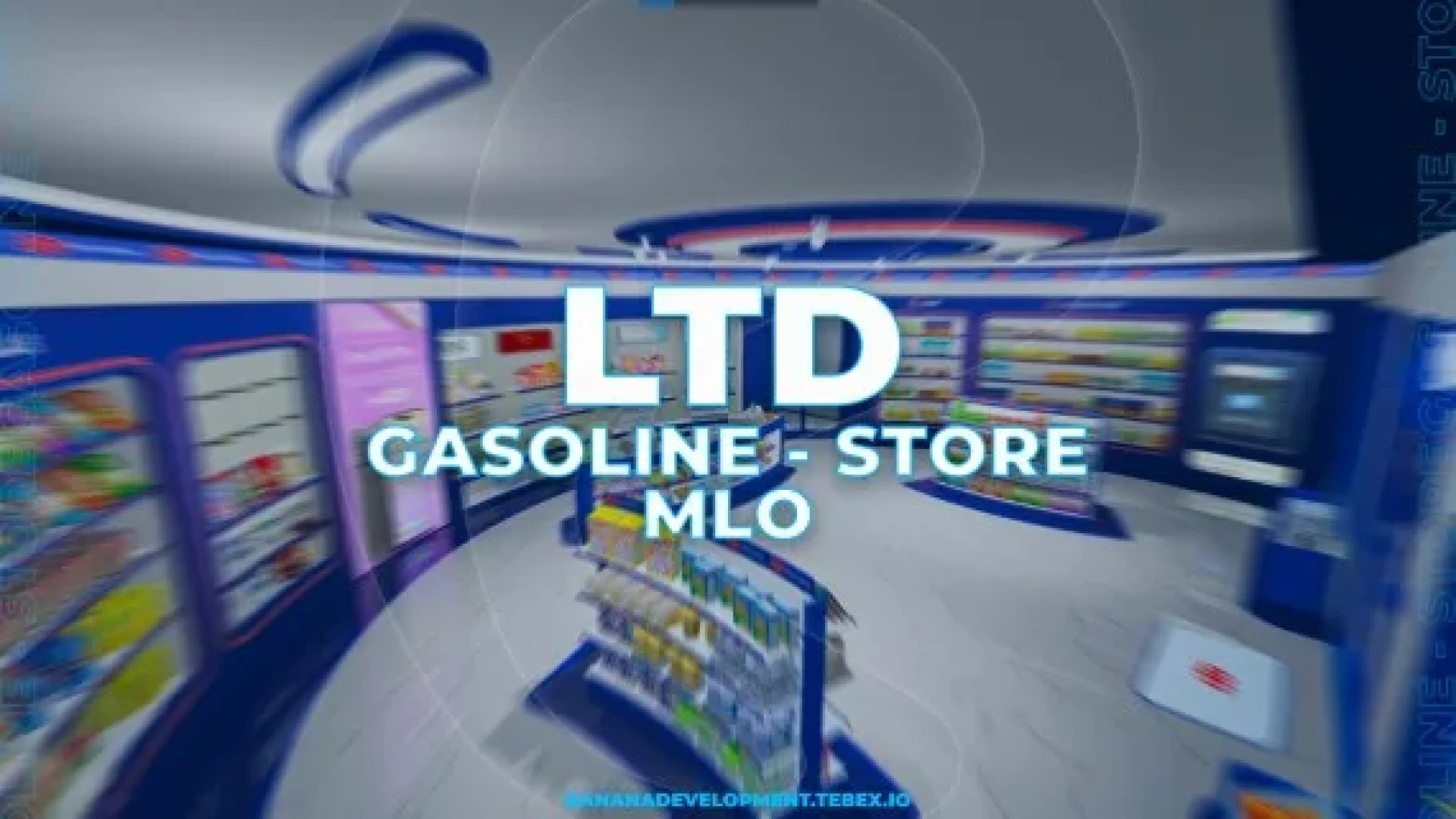 LTD Gasoline Station MLO forecourt and shop interior in FiveM
