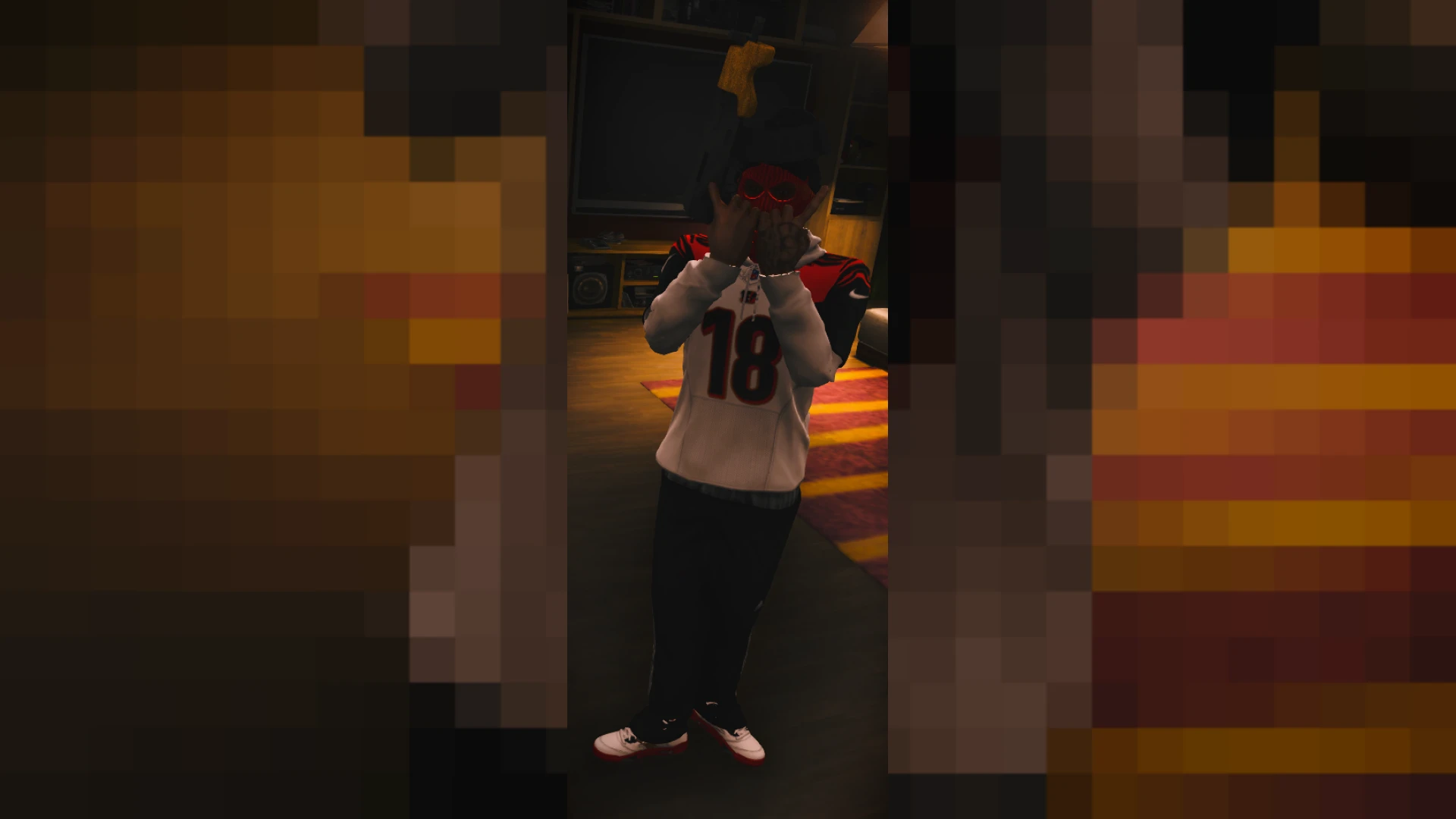 MP male character wearing a baseball raglan shirt in FiveM