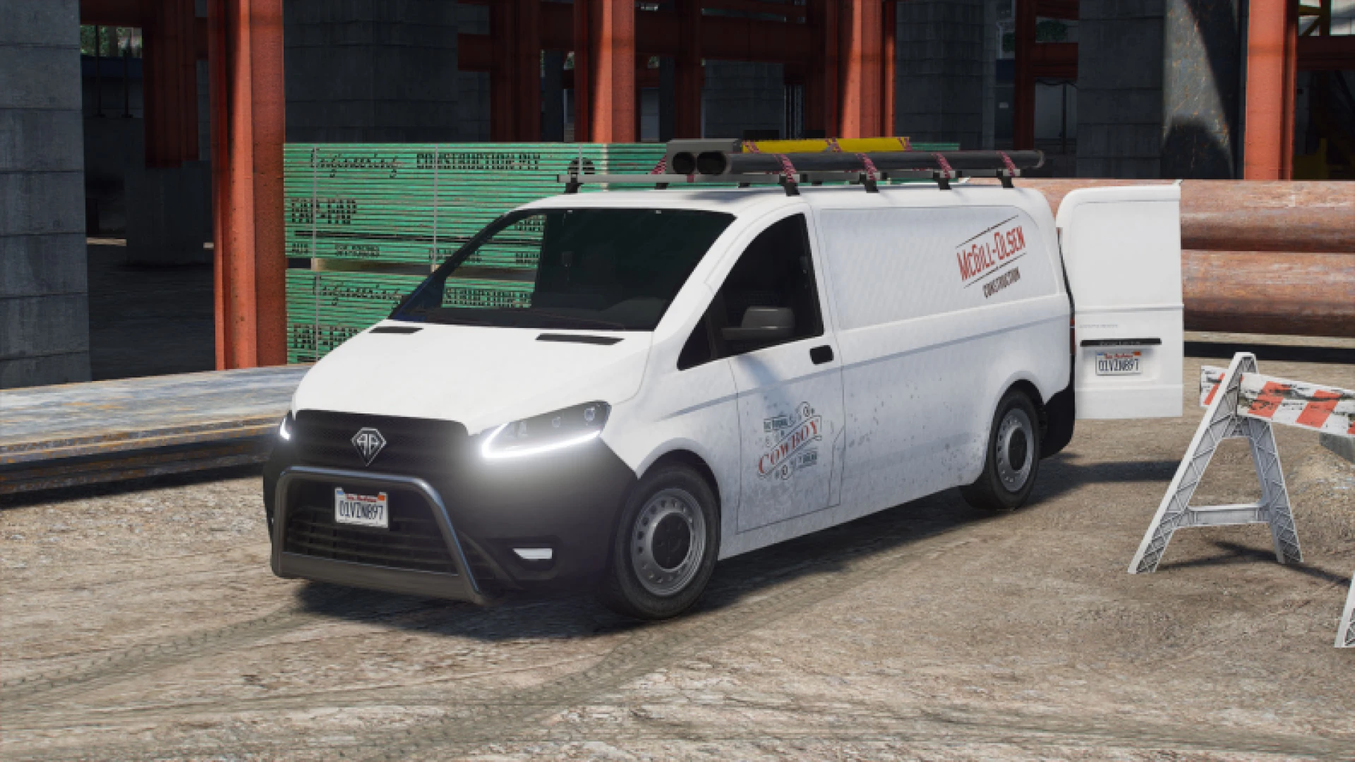 Benefactor Imperial lore-friendly van in FiveM