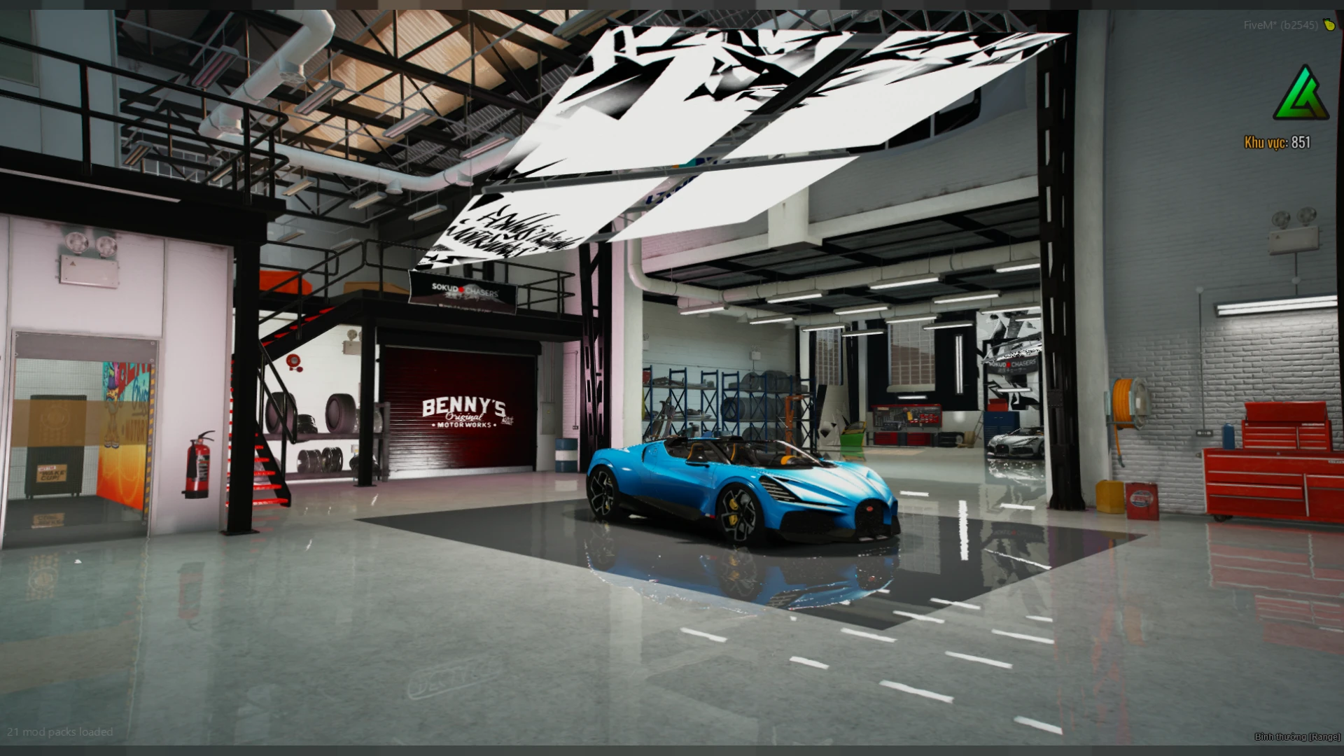 Benny's mechanic garage MLO tuning shop for FiveM
