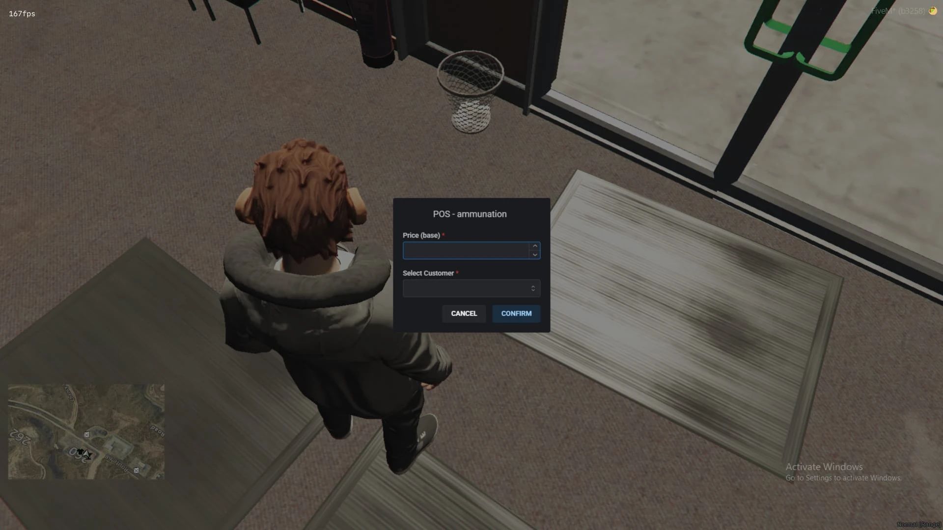 Billing script invoice prompt shown between two players in FiveM