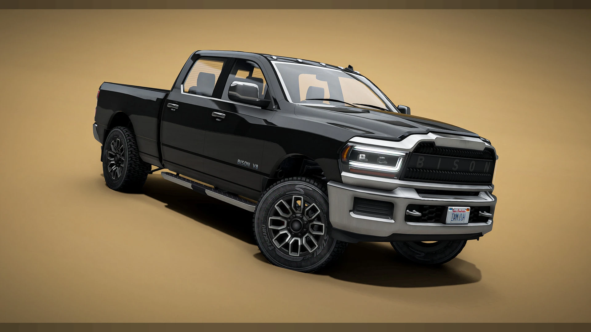 Bison Pickups Bundle FiveM lore-friendly heavy-duty truck pack