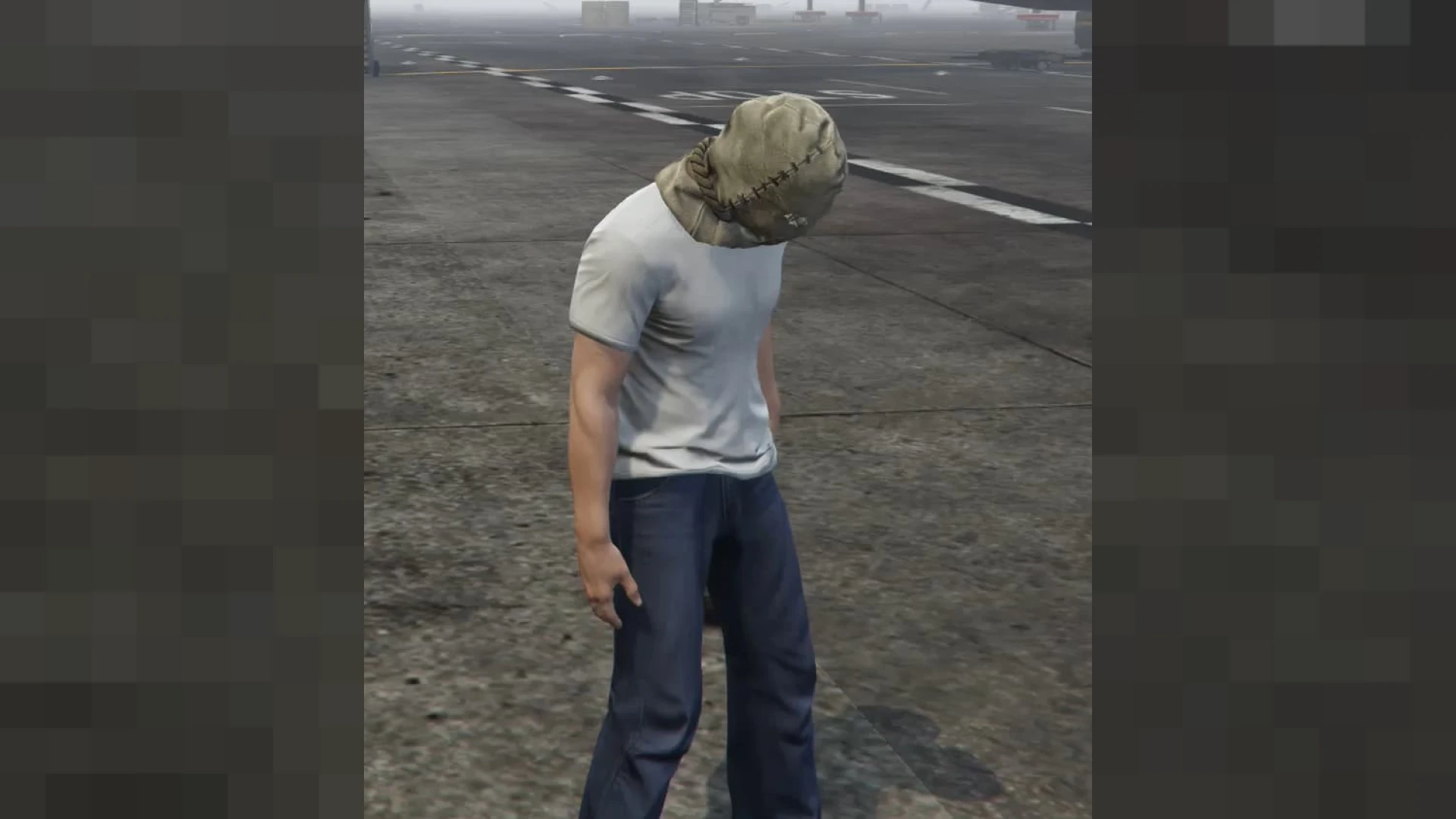 Blindfold System FiveM script — a blindfolded player during a kidnapping