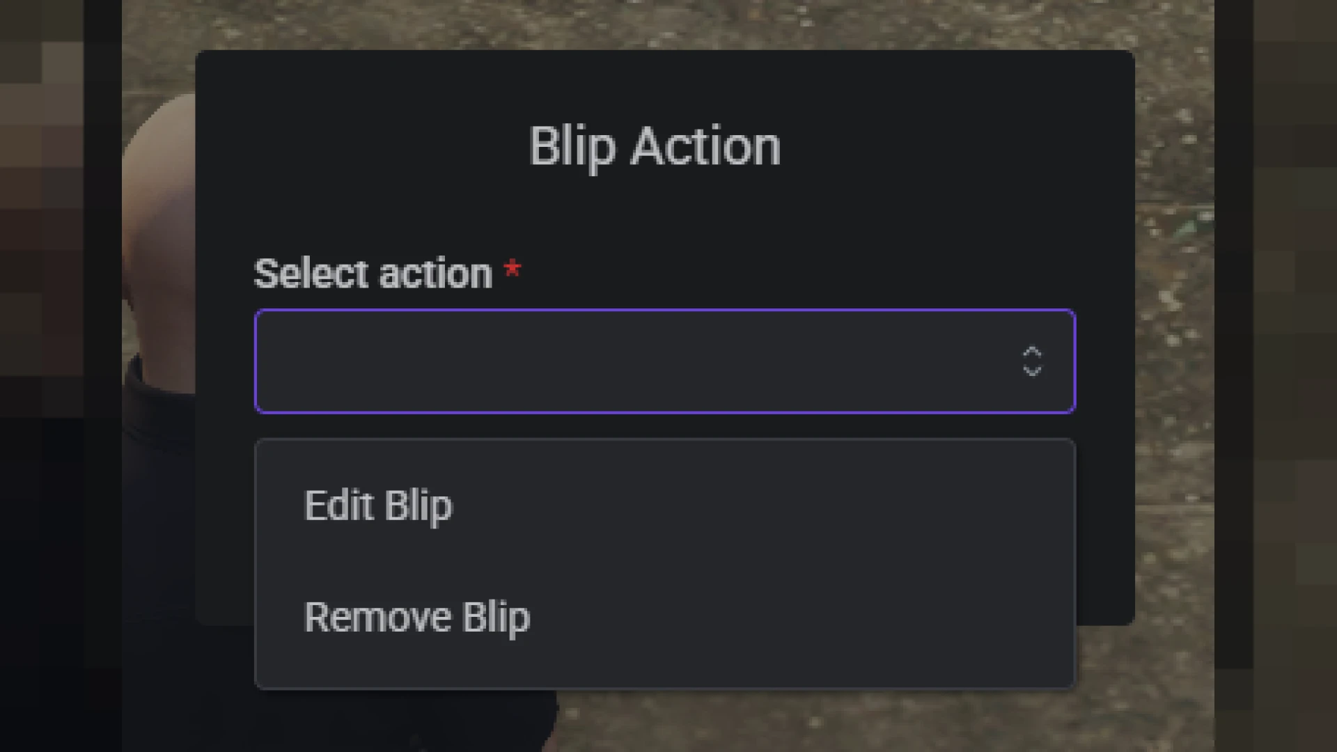 Blip Creator FiveM script — creating a map blip in-game