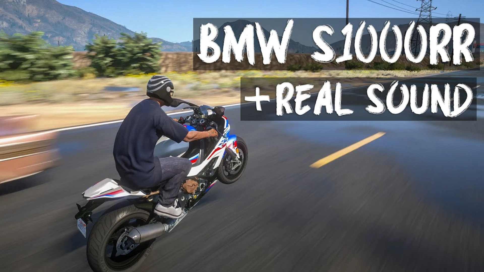 BMW S1000RR superbike add-on in FiveM — view 2