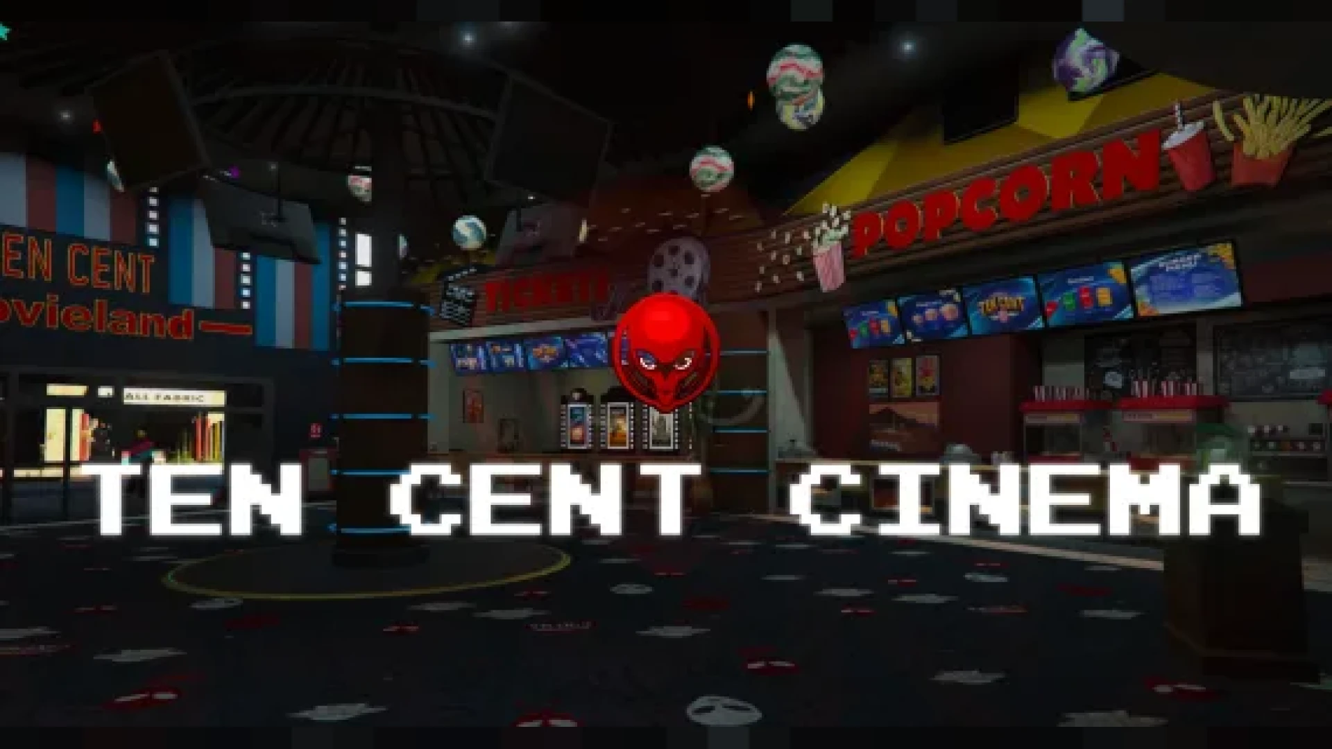Ten Cent Cinema MLO retro movie theater for FiveM