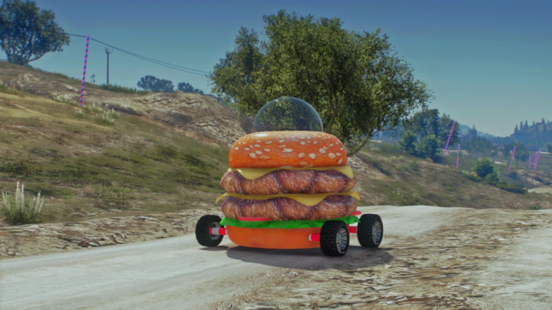 Burger Food Truck catering vehicle in FiveM