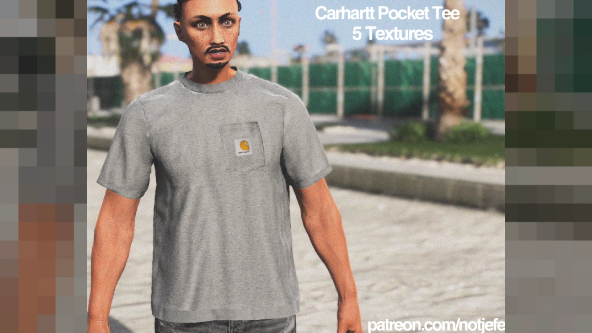 Carhartt pocket tee worn by MP male character in FiveM