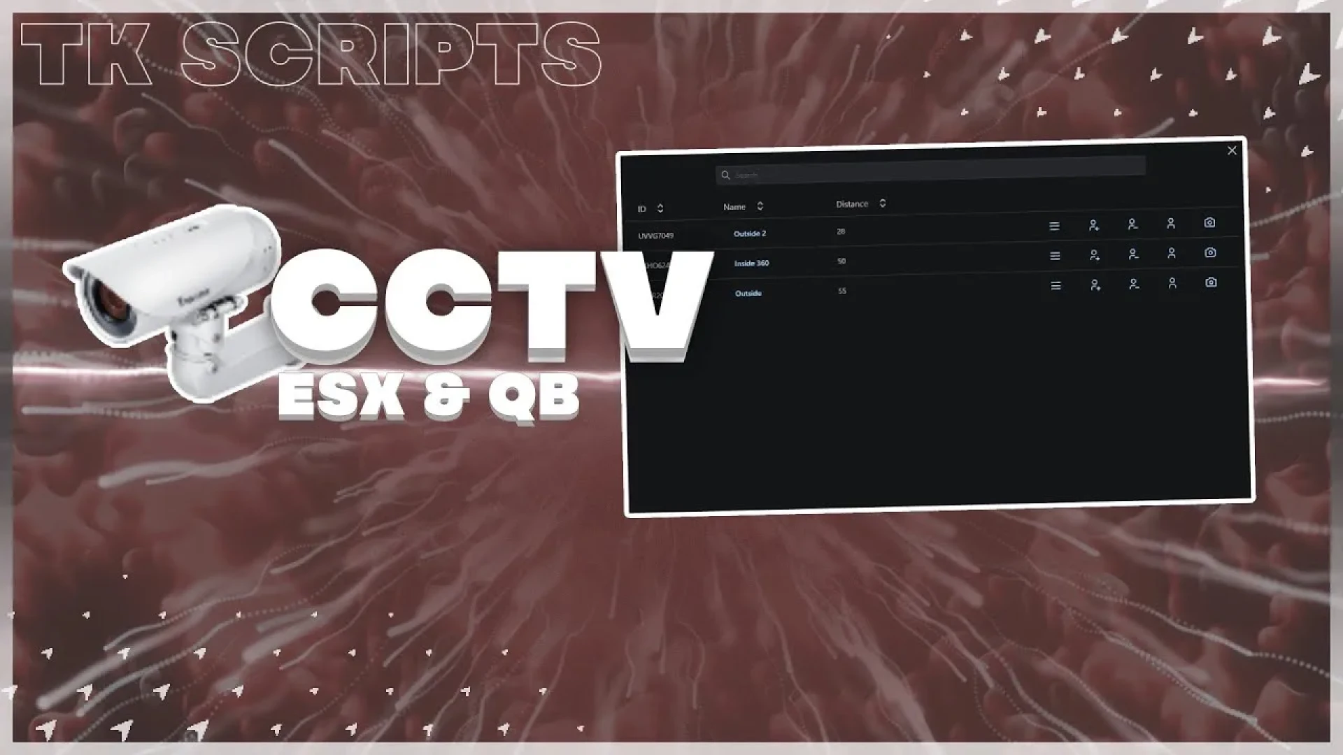 CCTV System FiveM script — security camera monitoring room