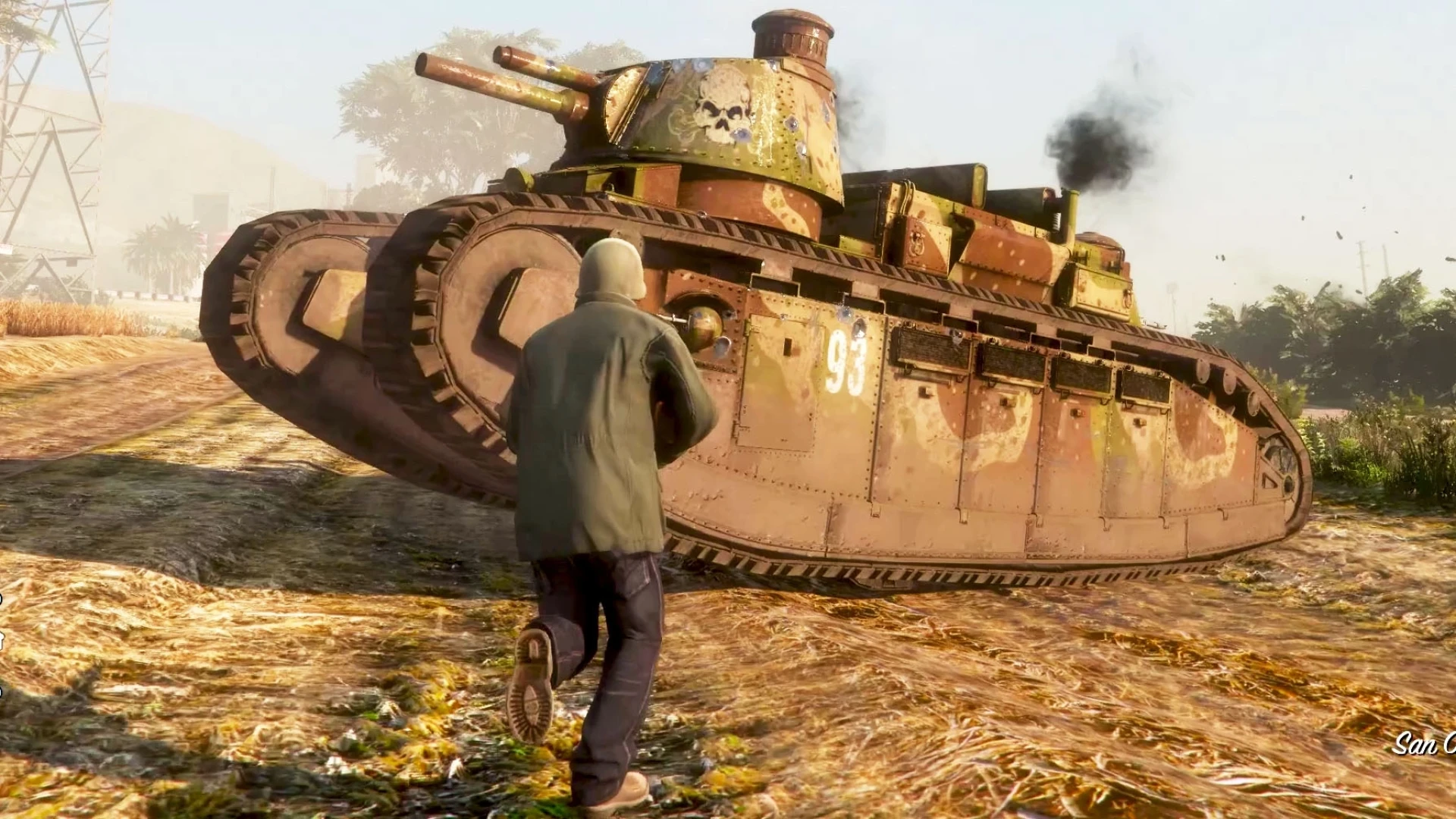 Char 2C tank French super-heavy vehicle with liveries in FiveM