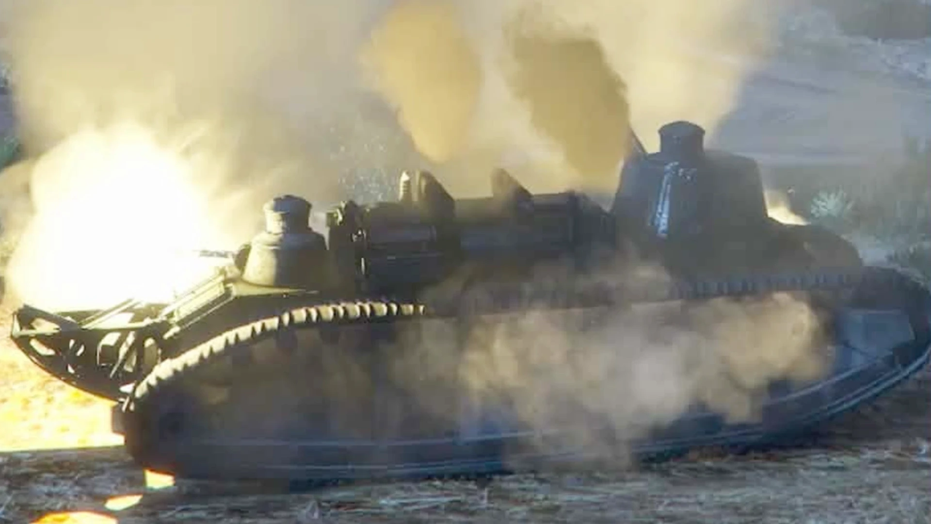 Char 2C tank French super-heavy vehicle with liveries in FiveM — view 2