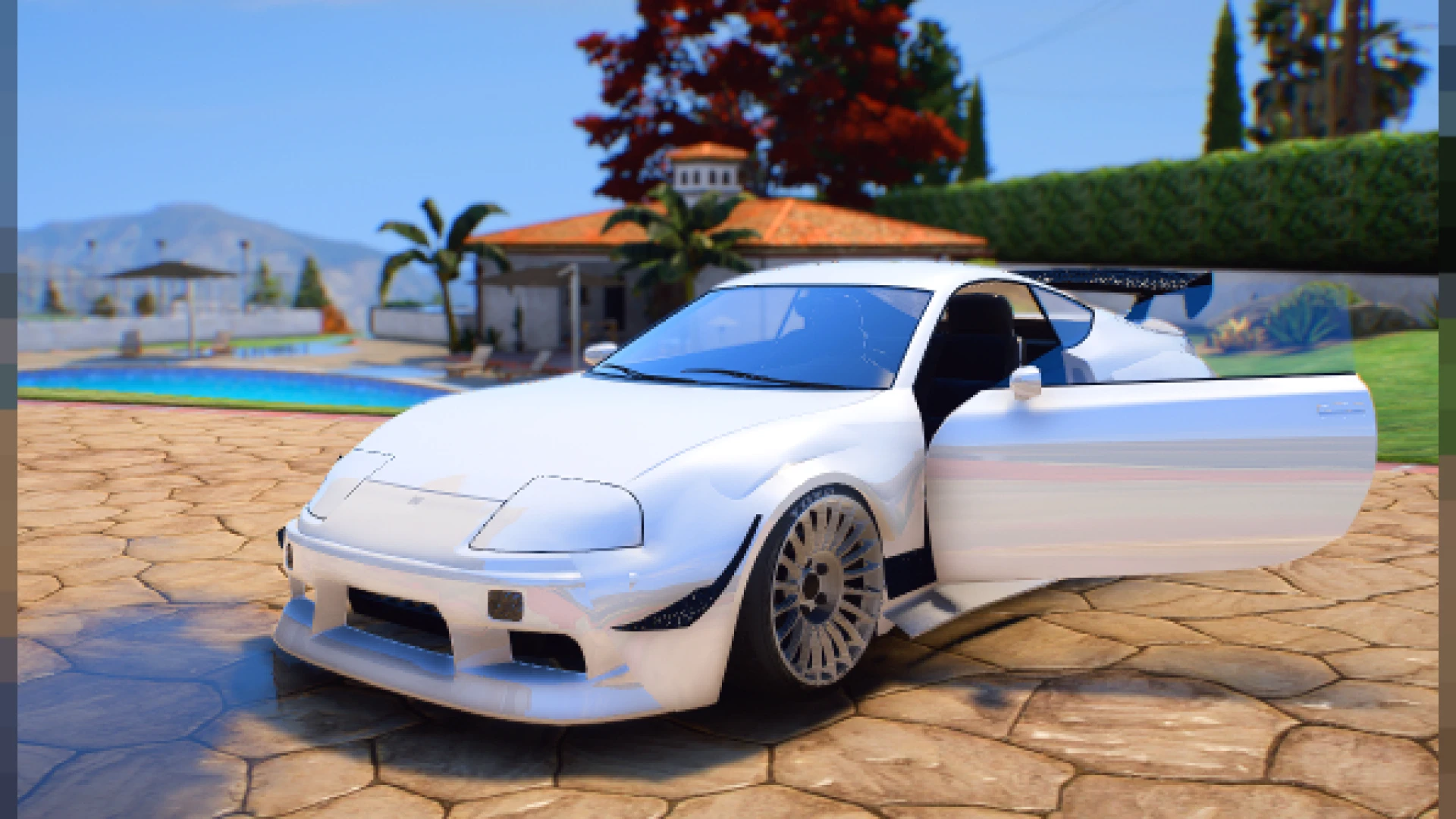 CharChap car lore-friendly custom widebody coupe on a FiveM server