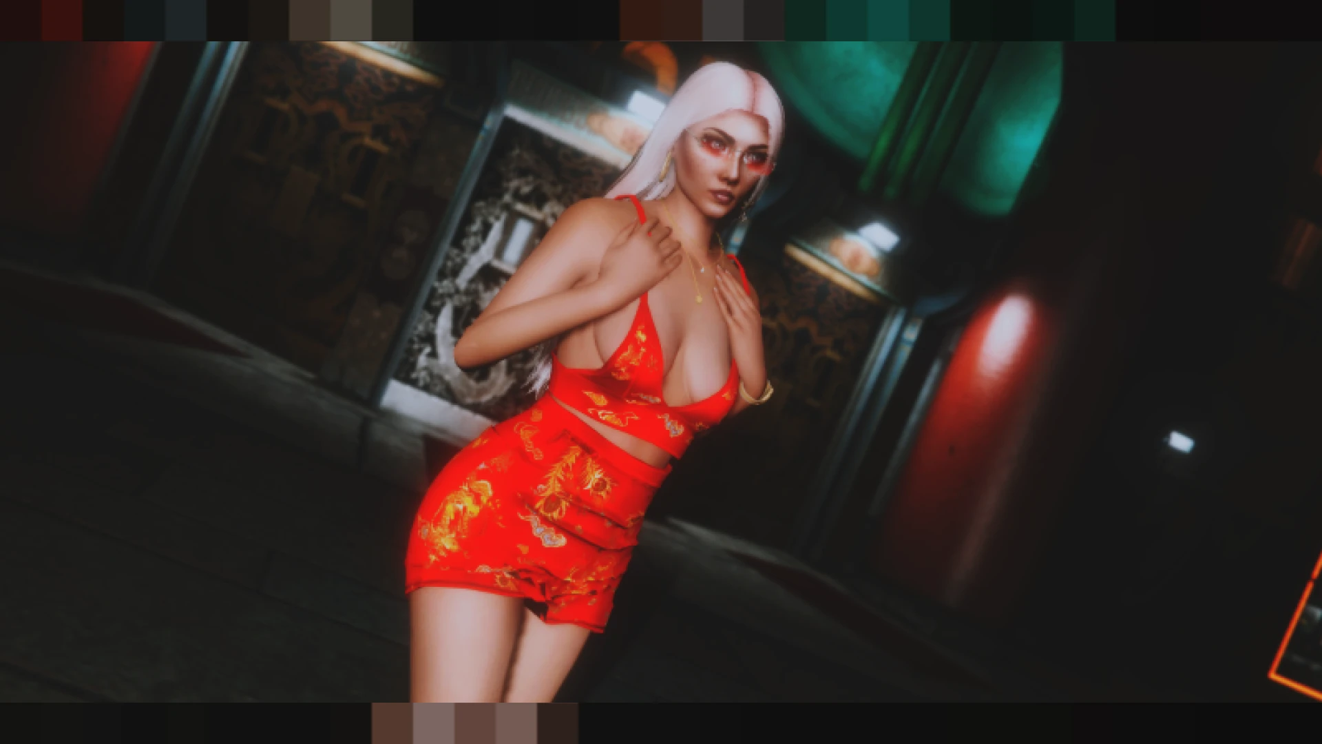 Chi Set outfit on a FiveM MP female freemode character