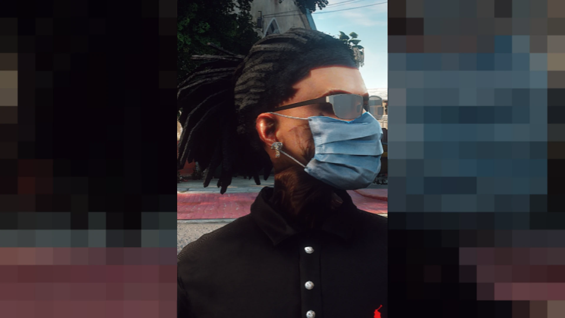 Chino hair short hairstyle shown on a FiveM freemode character