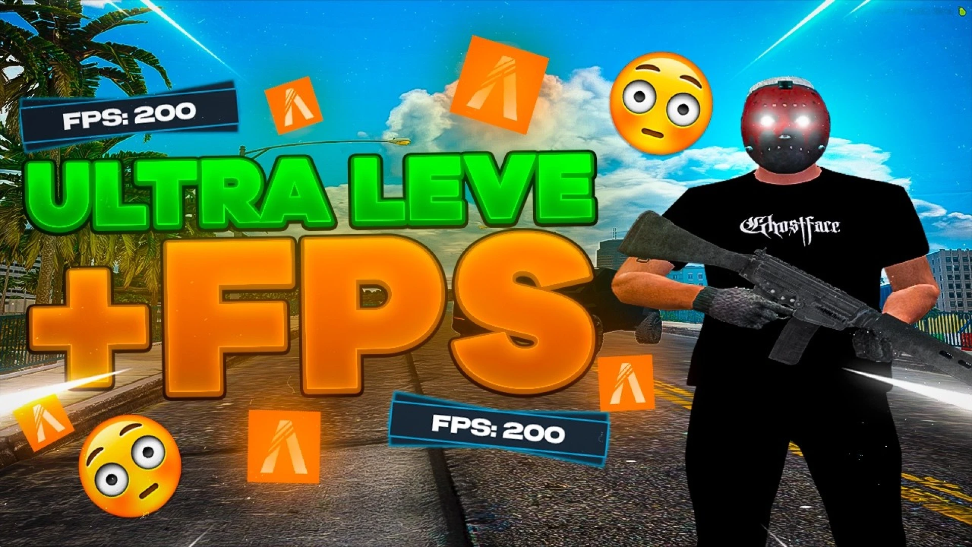 Citizen FPS boost settings improving frame rate in a busy FiveM city