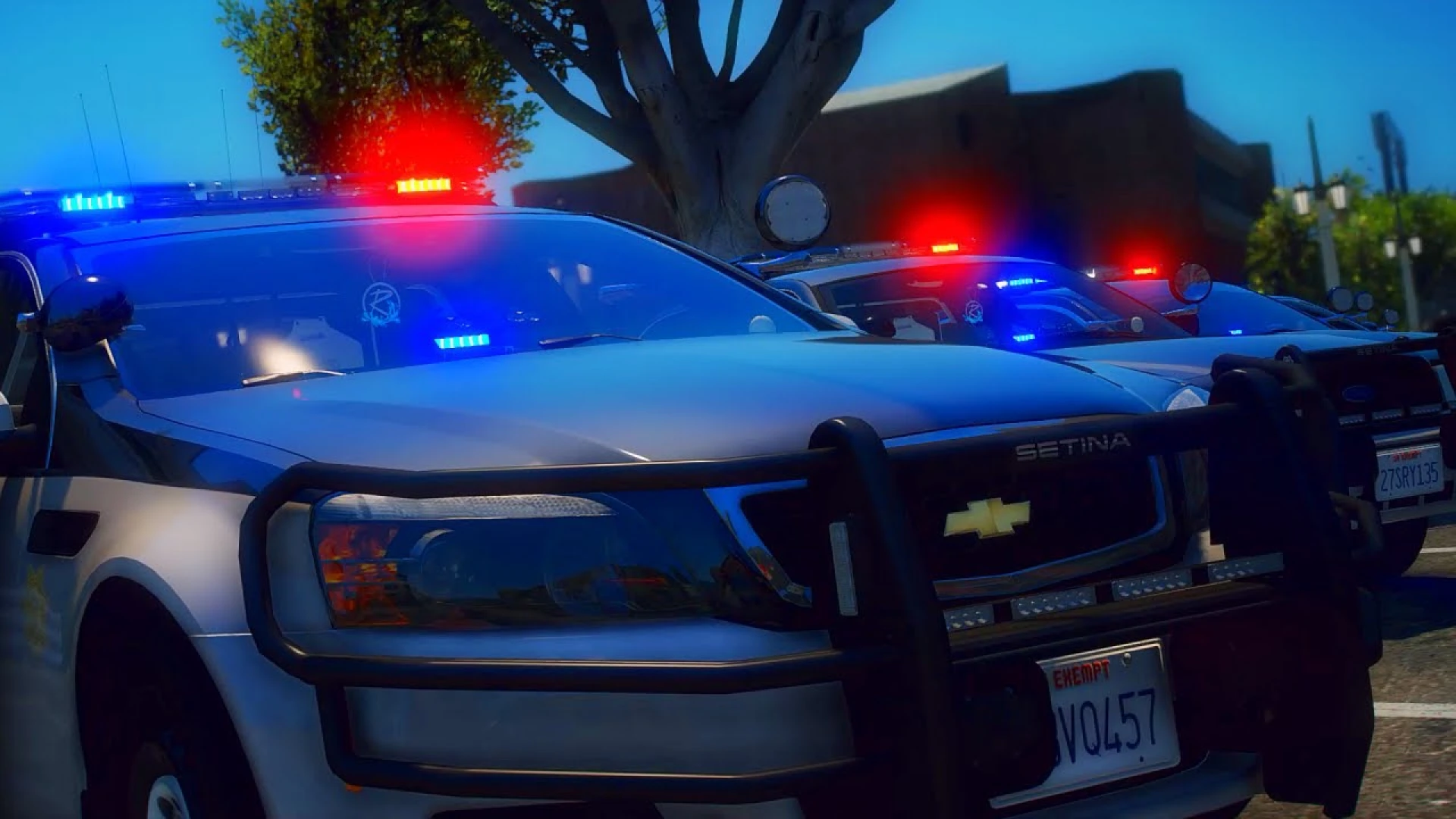 police vehicle pack preview for FiveM — Code 3 21TR Pack