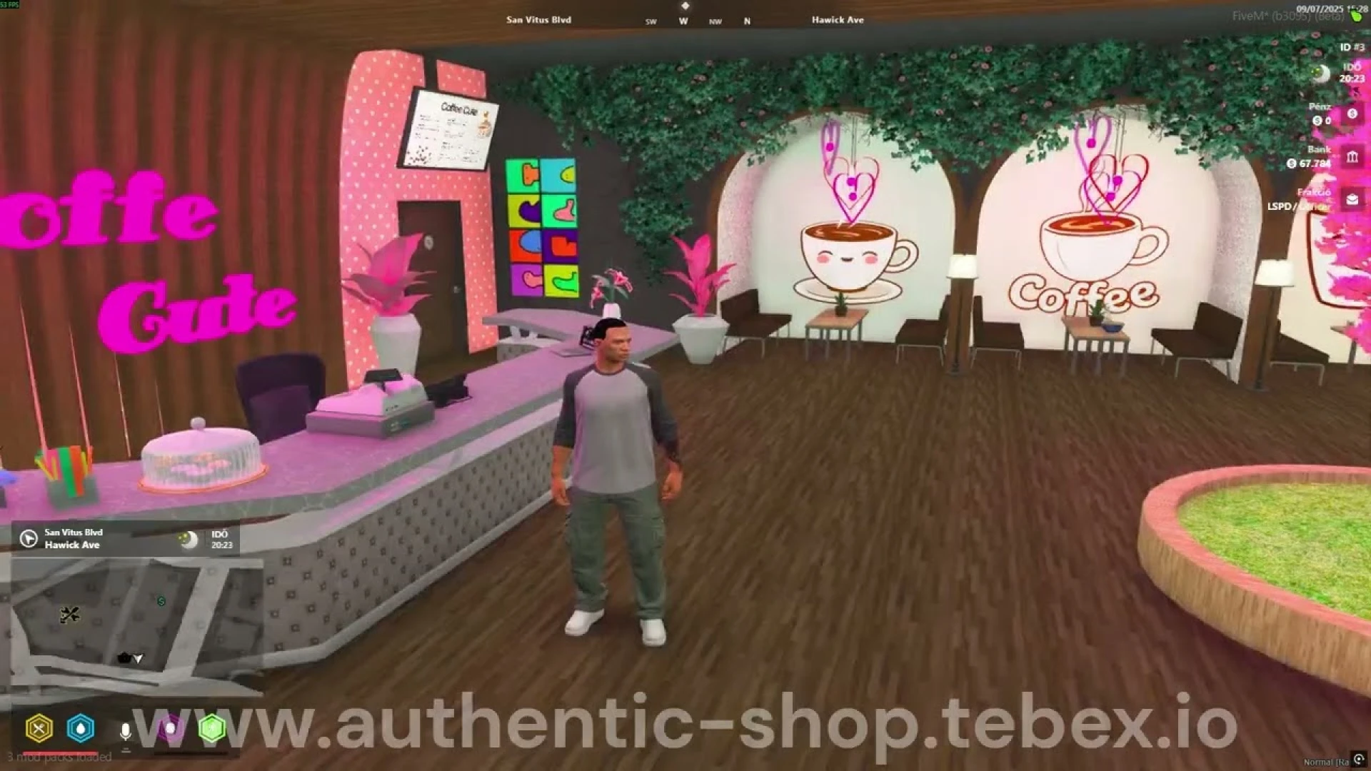 Coffee Machines FiveM script — getting a coffee from a machine