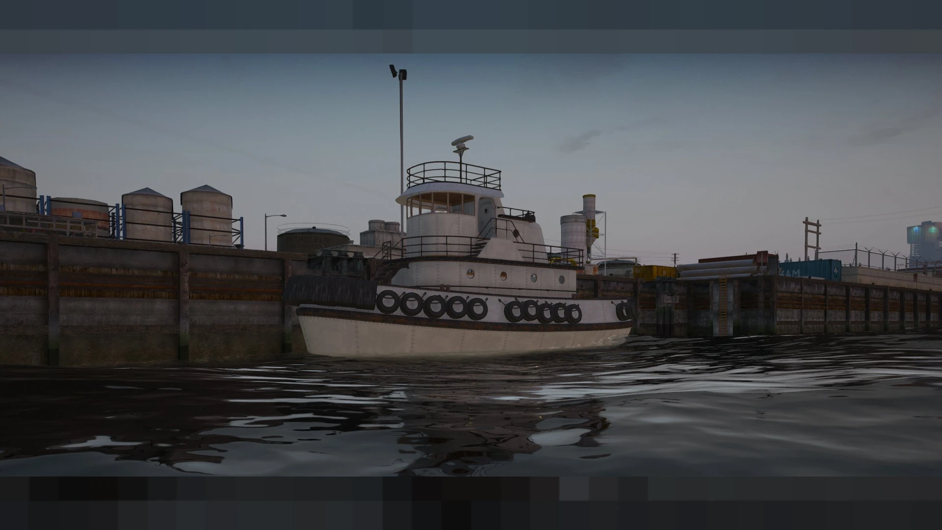 Coke tugboat mlo drug lab interior on a harbor vessel in FiveM