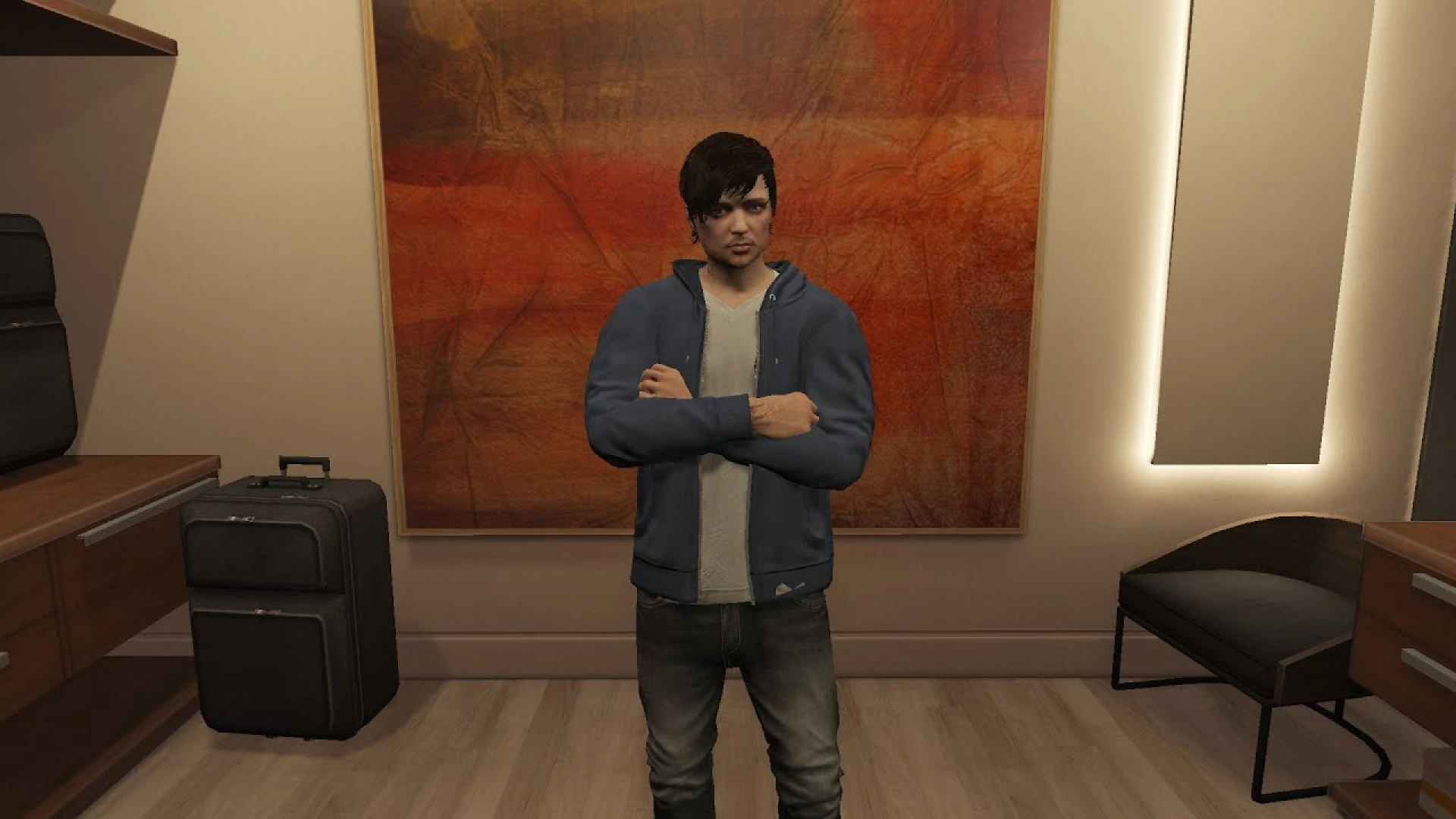 Cool idle animations shown on a FiveM character standing pose