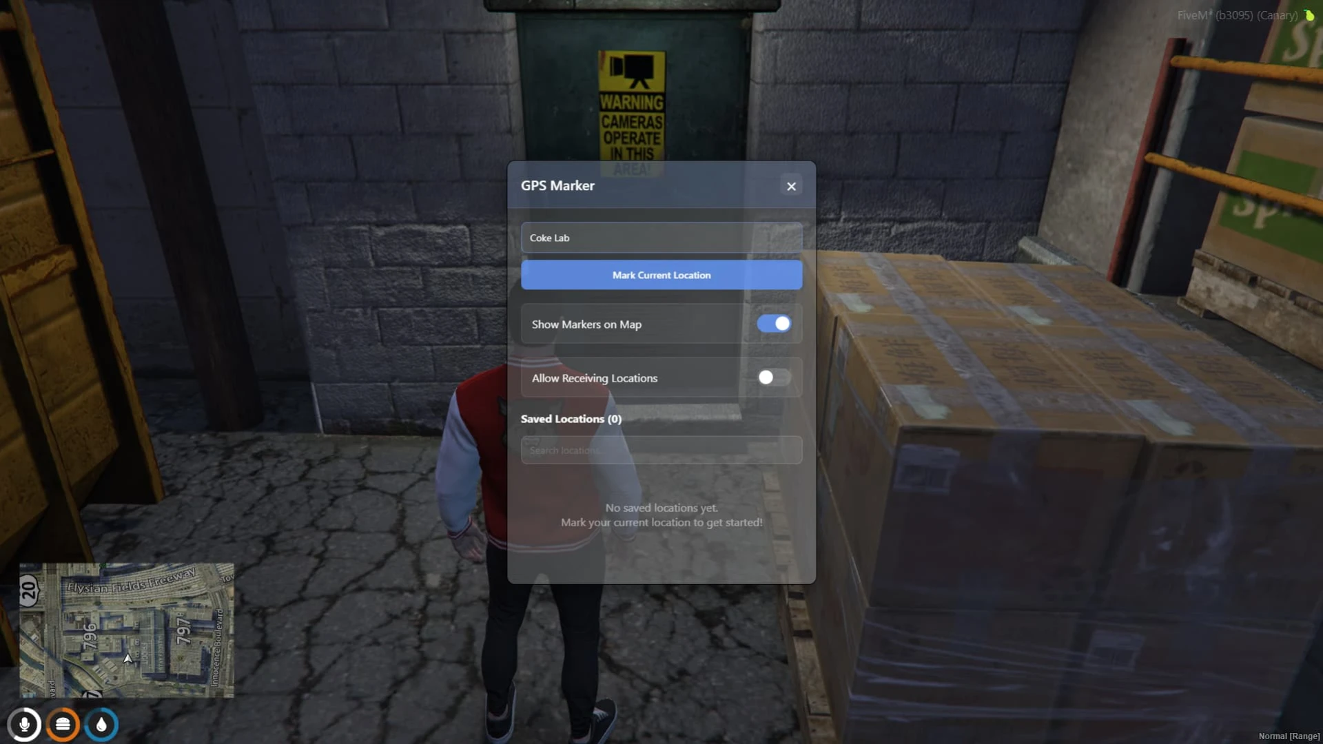 Advanced GPS device marker interface for FiveM