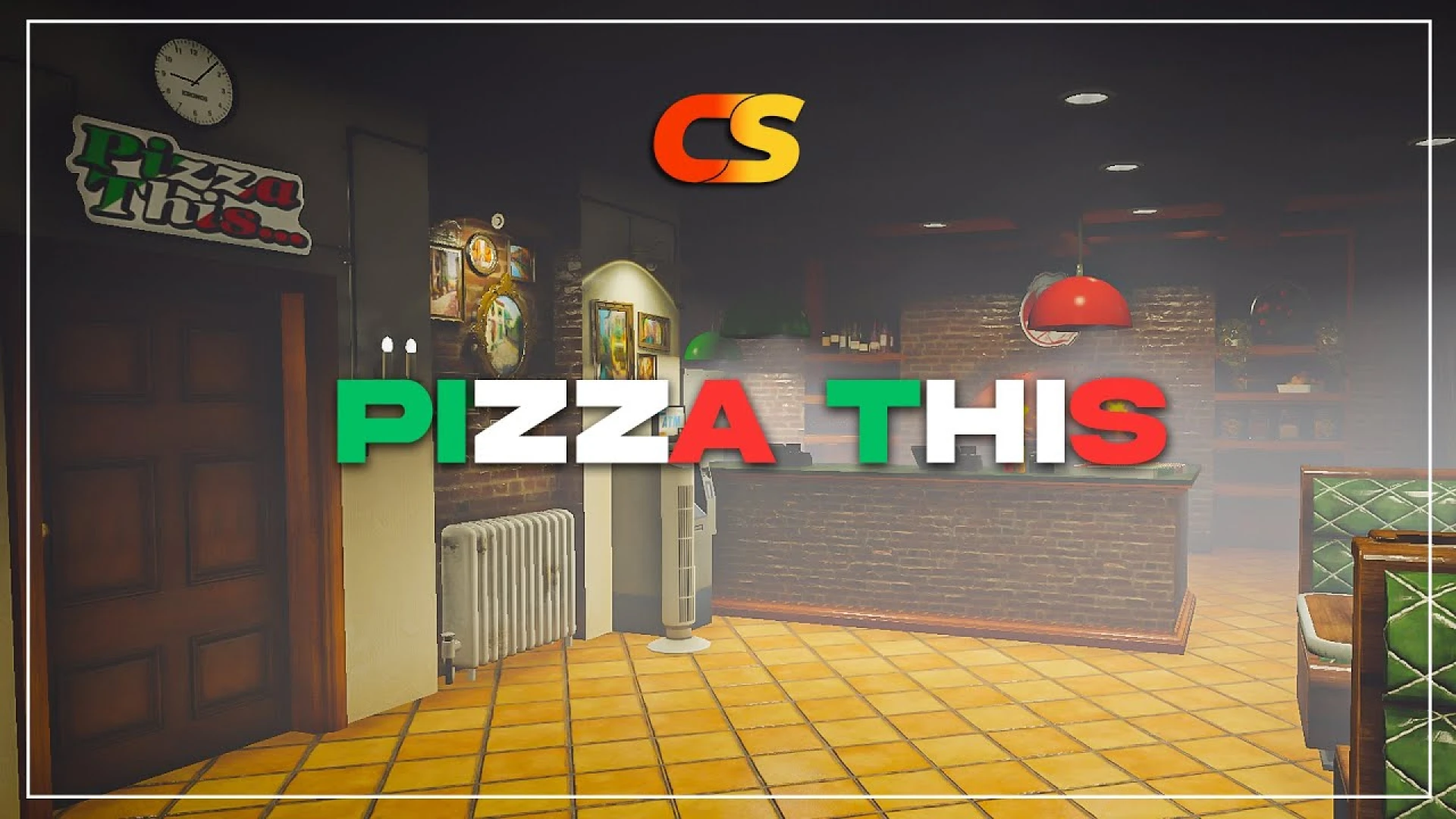 Counter and seating of the Crux Pizza This pizza restaurant MLO in FiveM