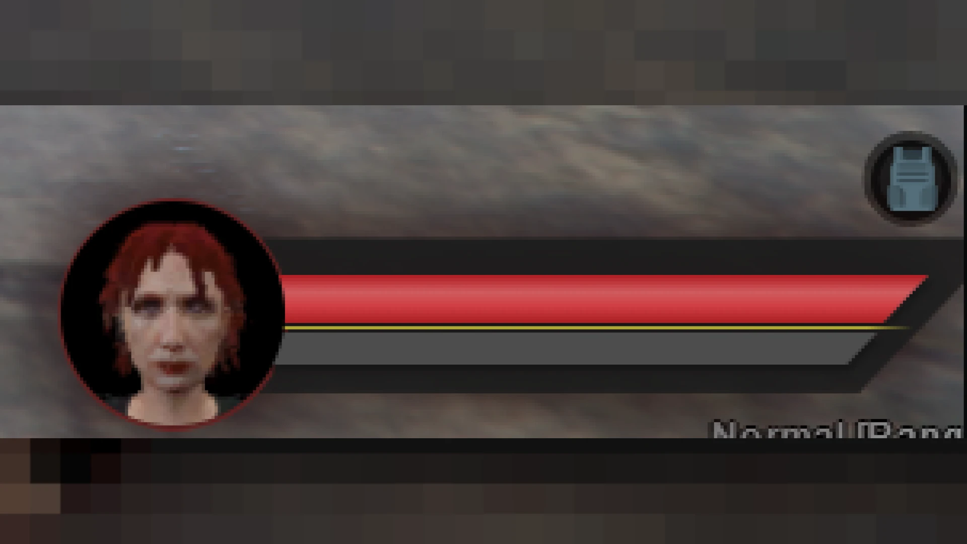 Custom HP Bar animated health overlay displayed on a FiveM screen