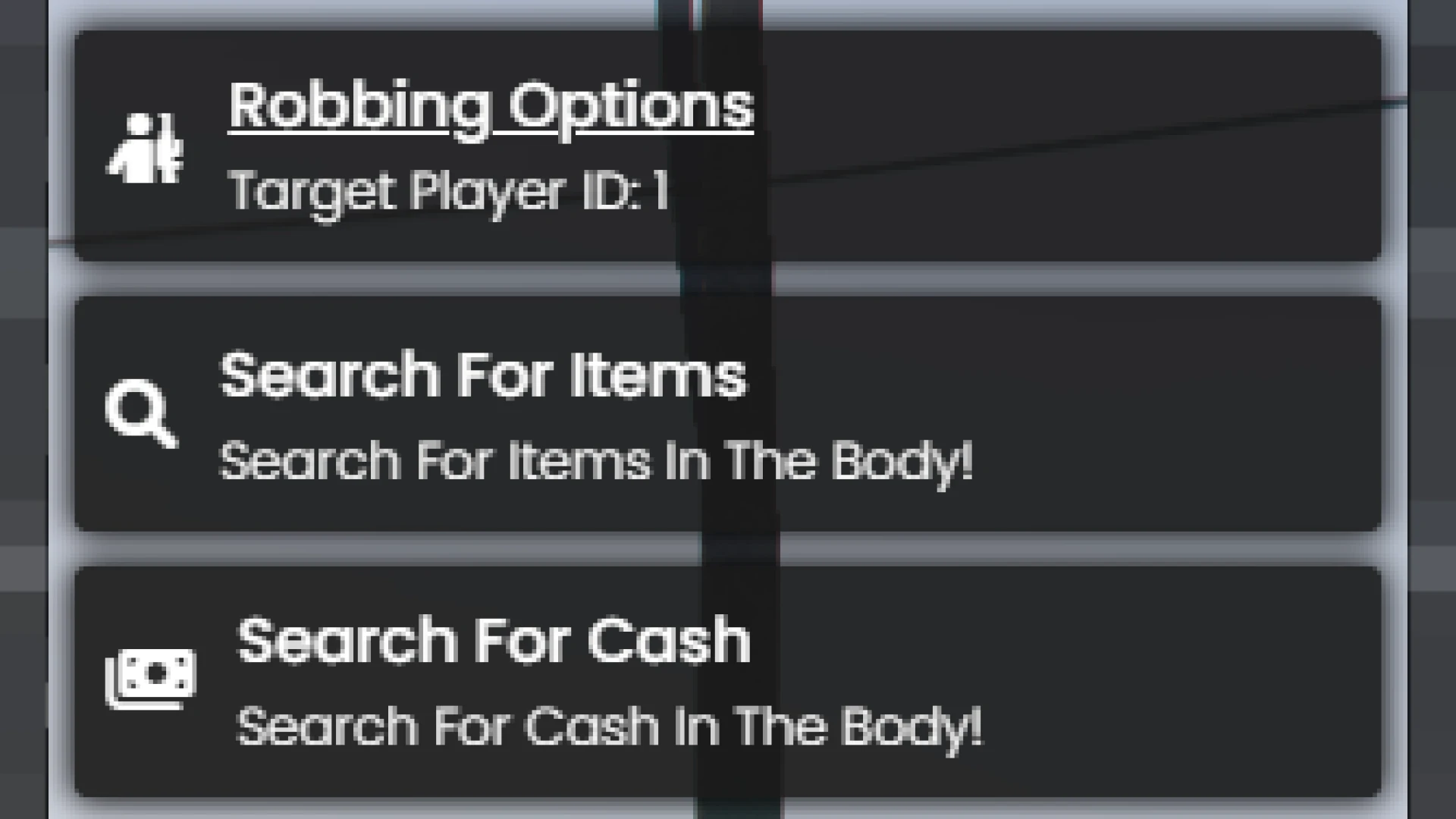 Cyb3r robbing script player robbery interaction in FiveM