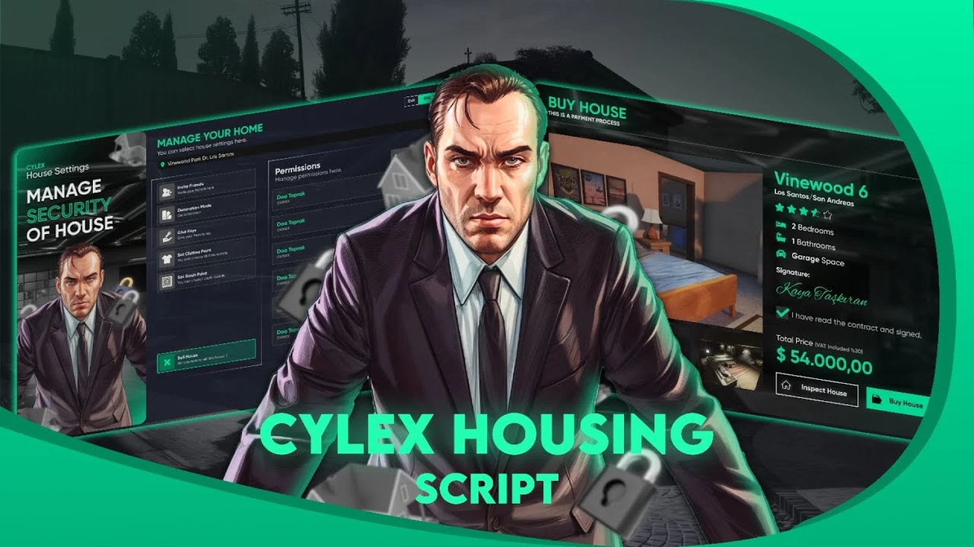 Cylex Housing FiveM housing system — player property interior