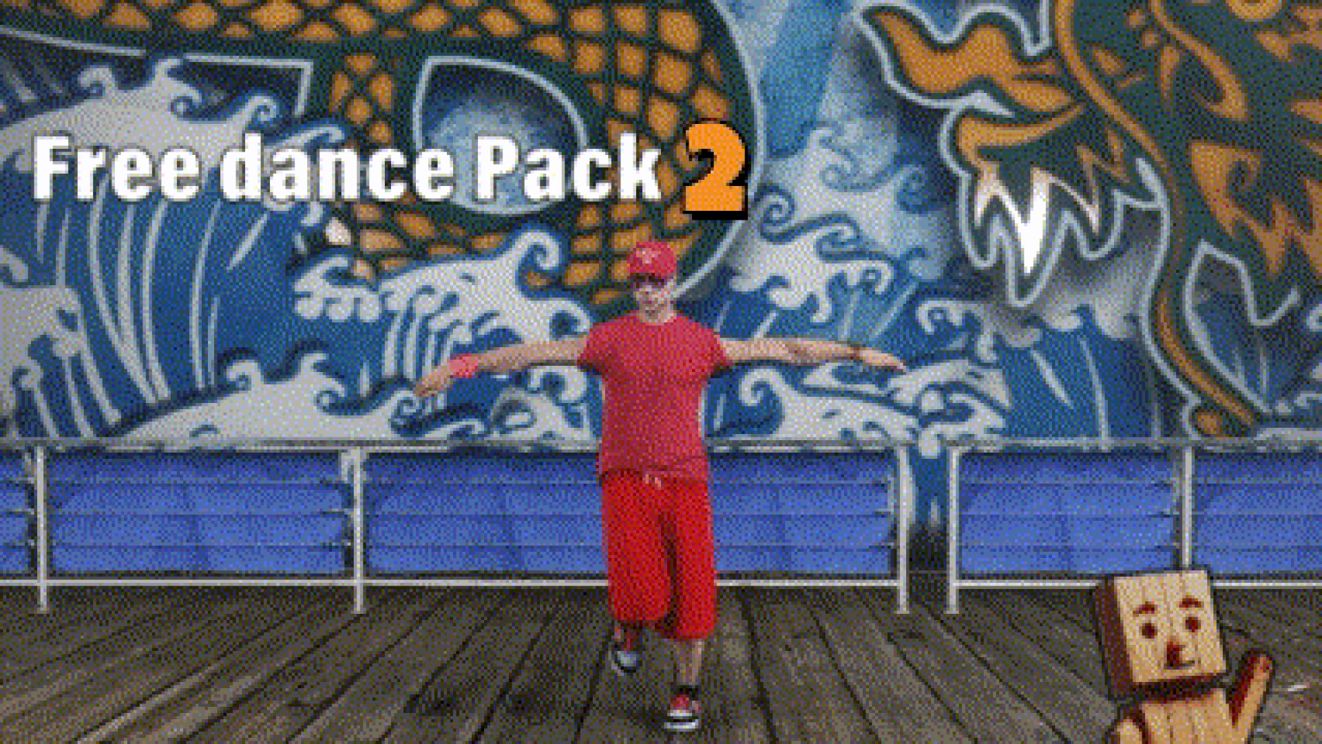Dance animation pack emotes performed by a player on a club floor