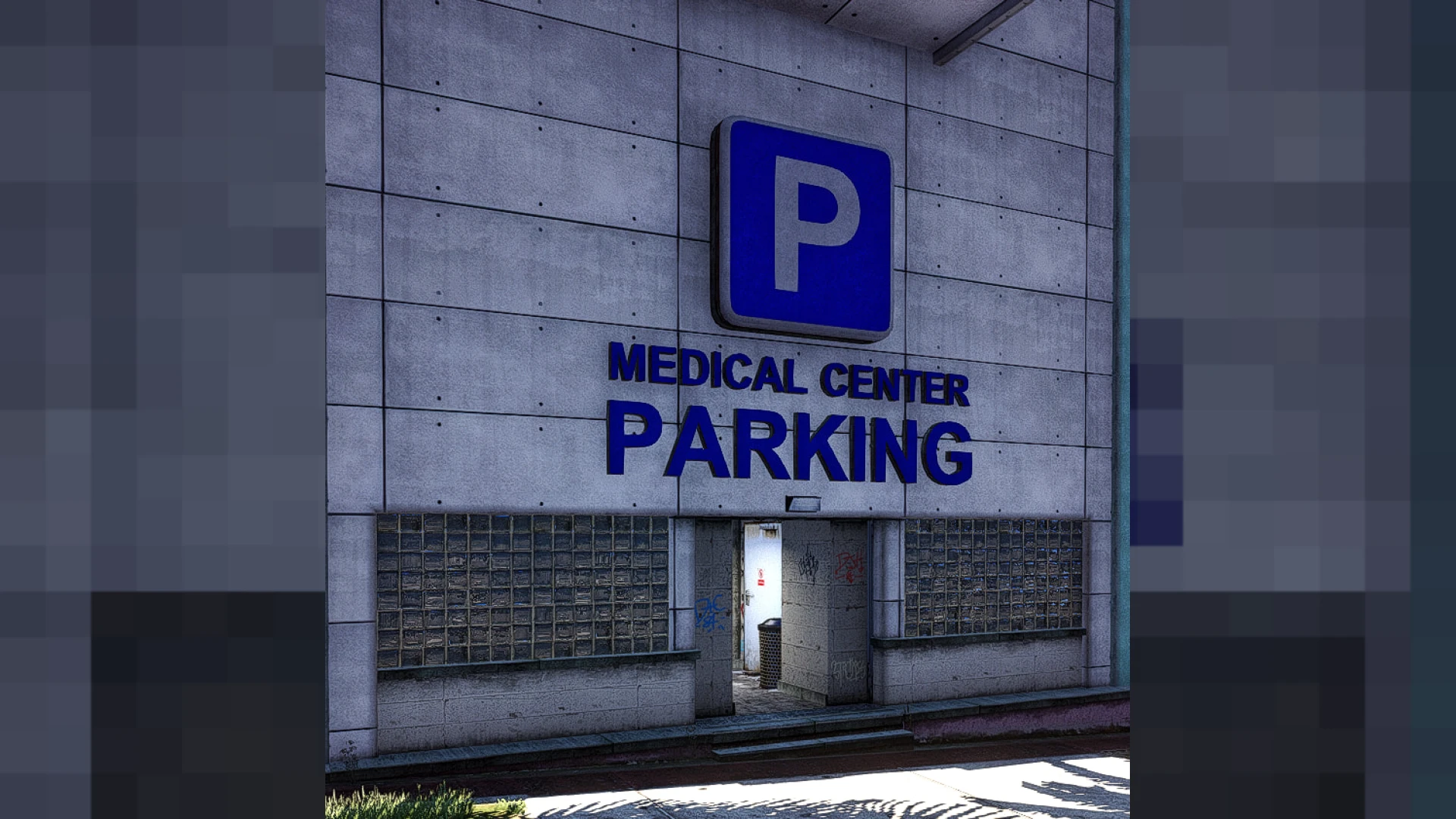 Davis parkhouse entrance apartment lobby and stairwell interior in FiveM