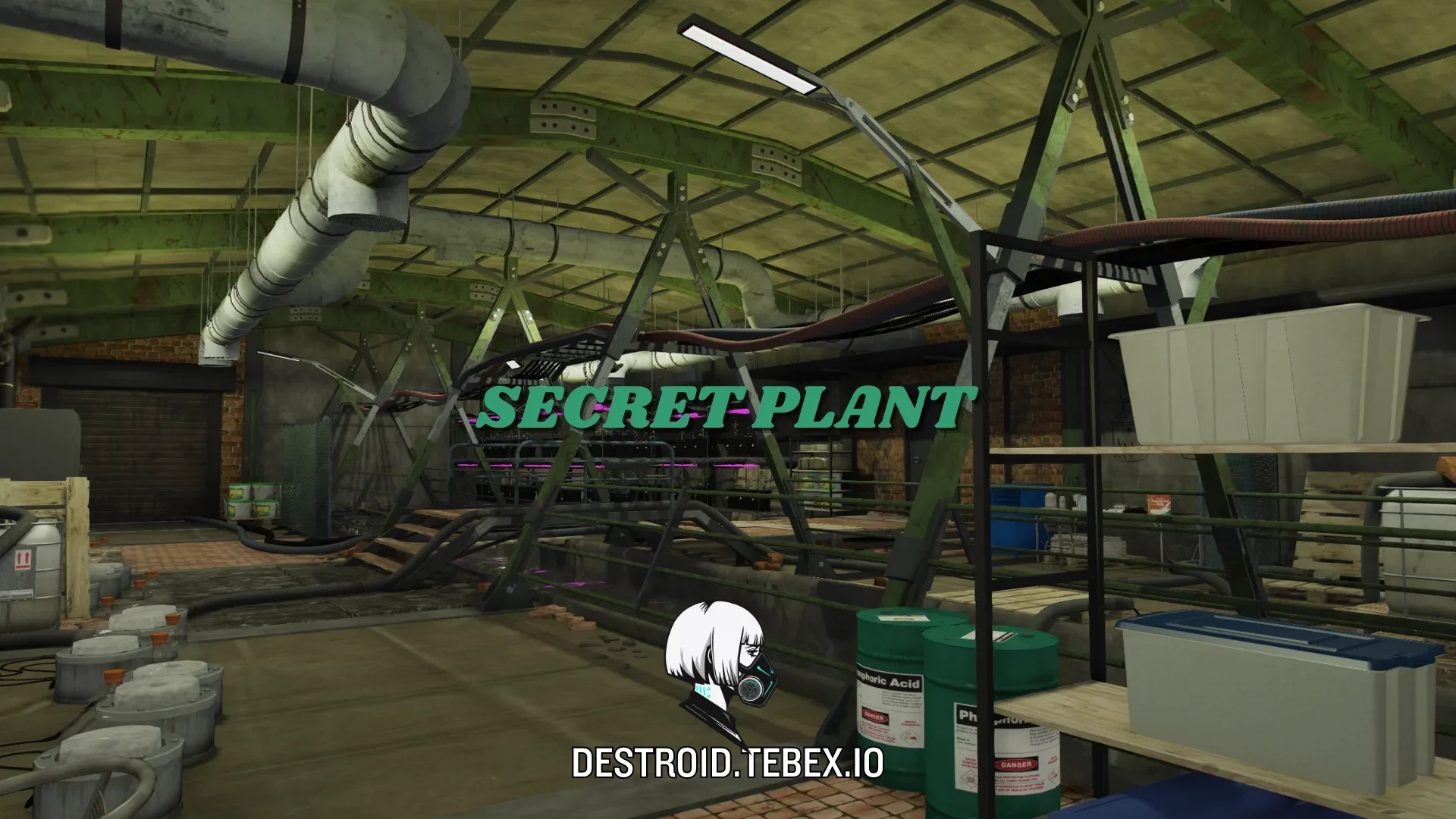 Secret Plant MLO hidden grow room interior in FiveM